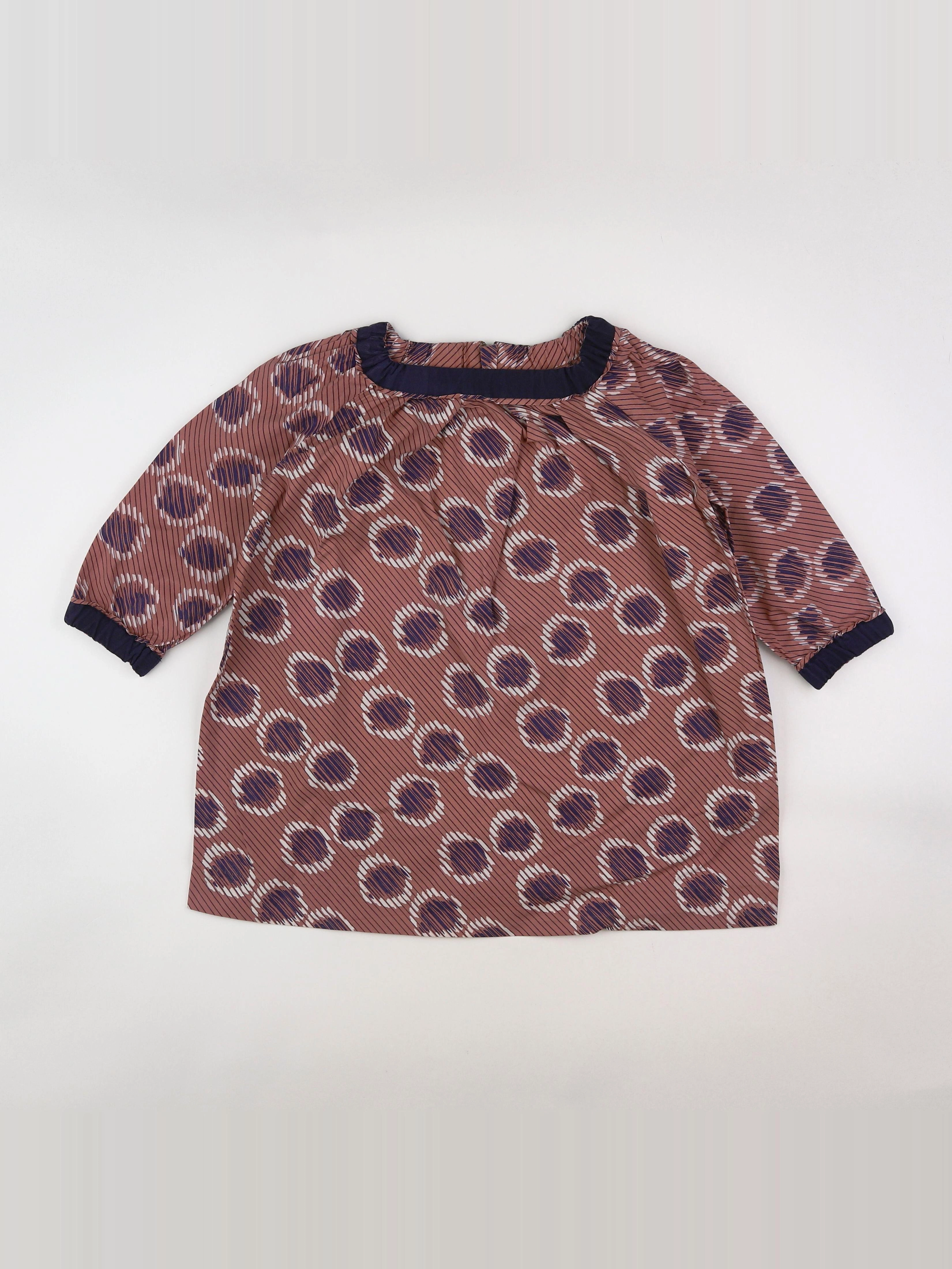 Bonpoint - robe marron - 6 ans