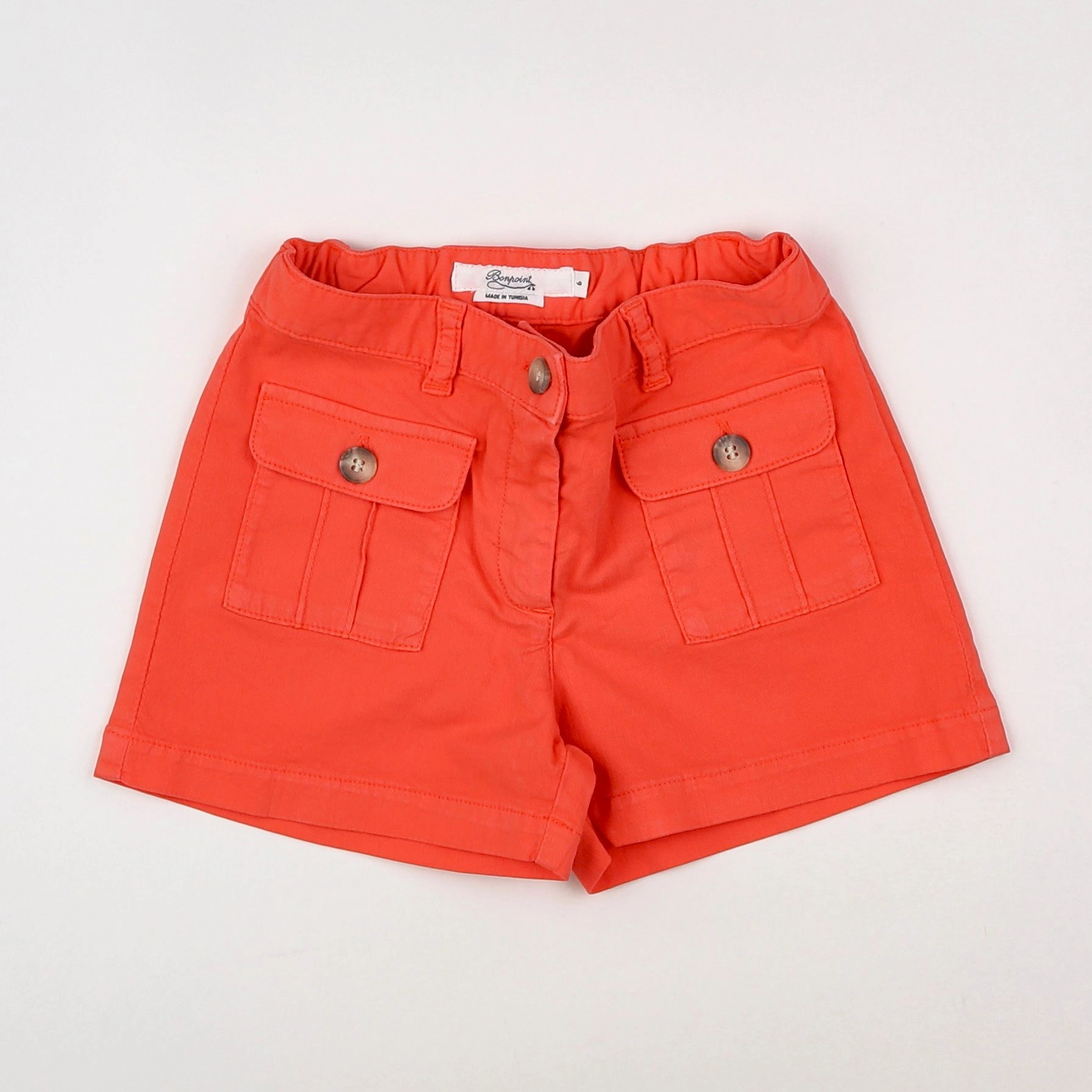 Bonpoint - short orange - 6 ans