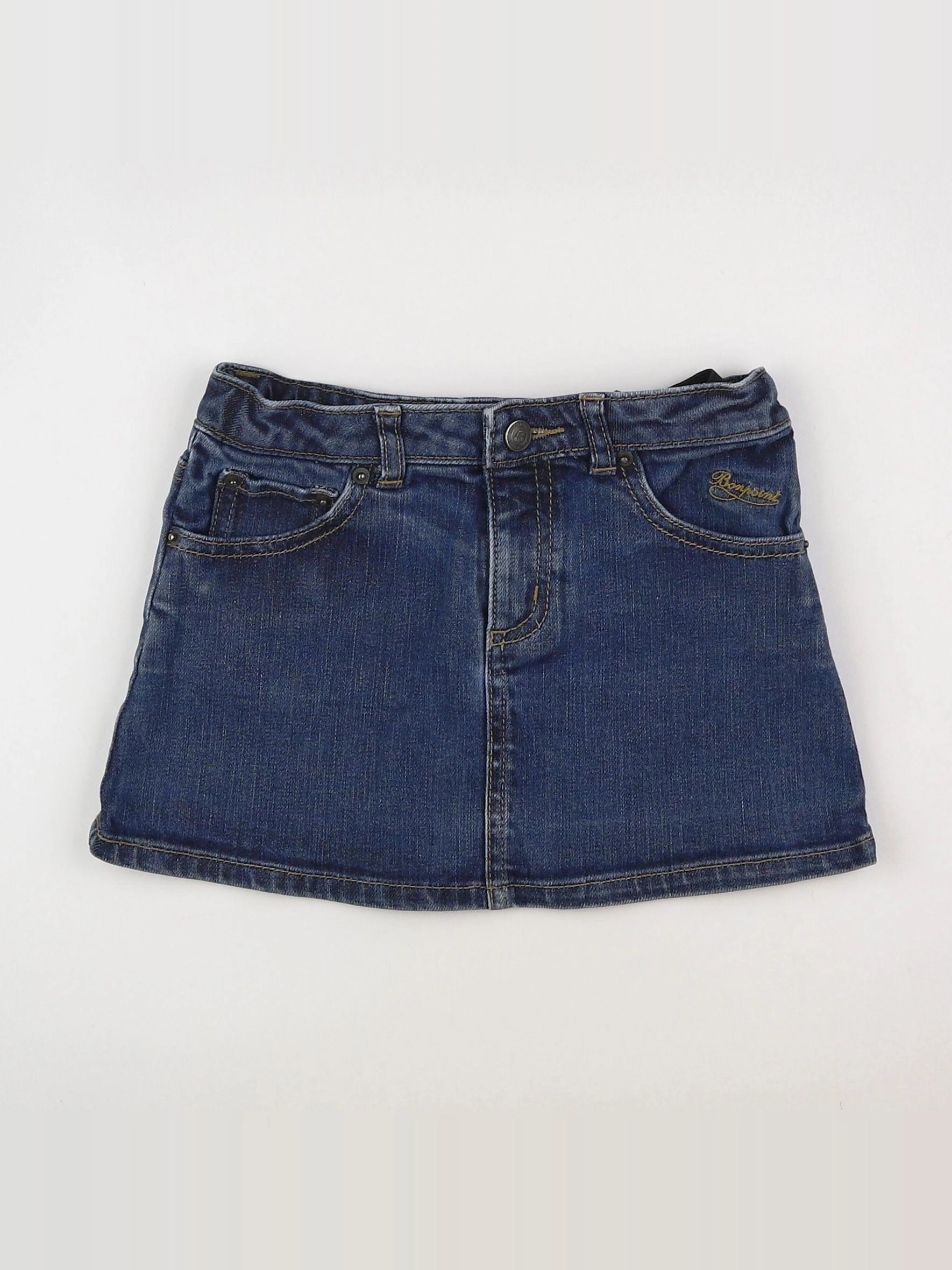 Bonpoint - jupe bleu - 6 ans