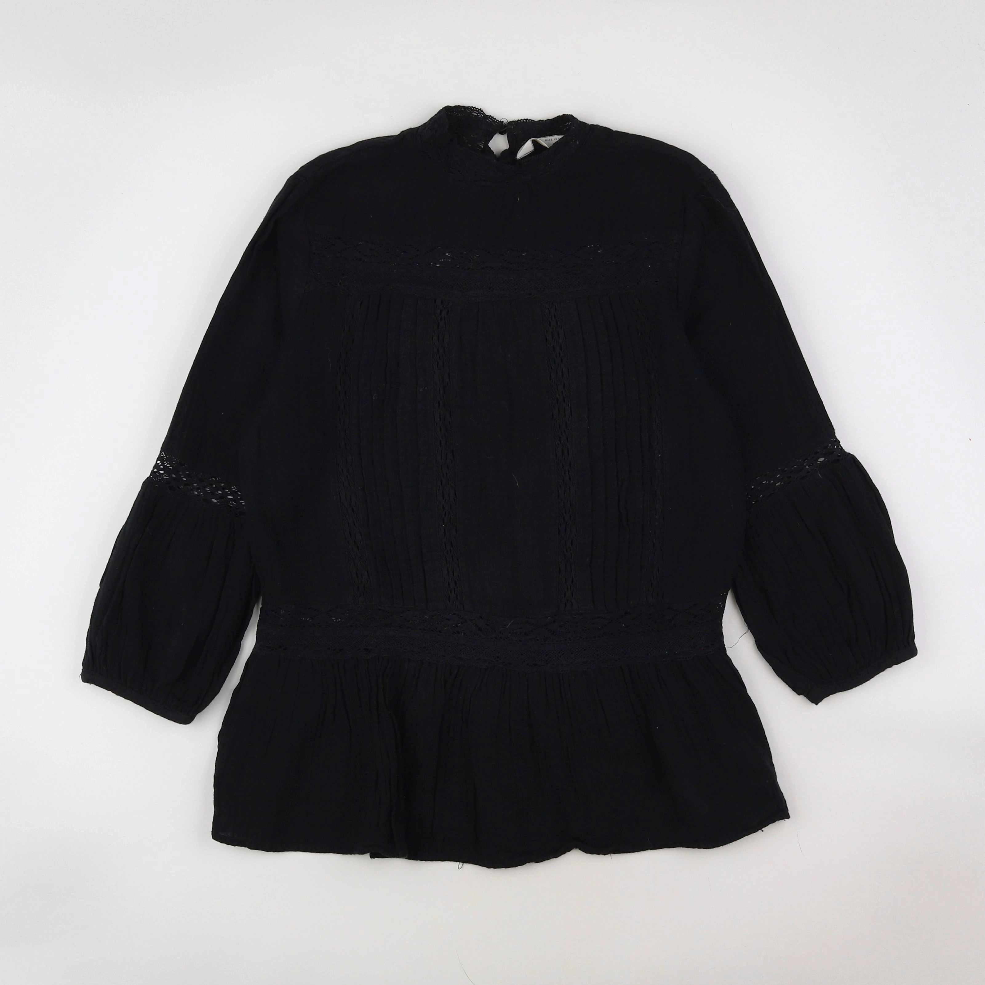 Zara - blouse noir - 13/14 ans