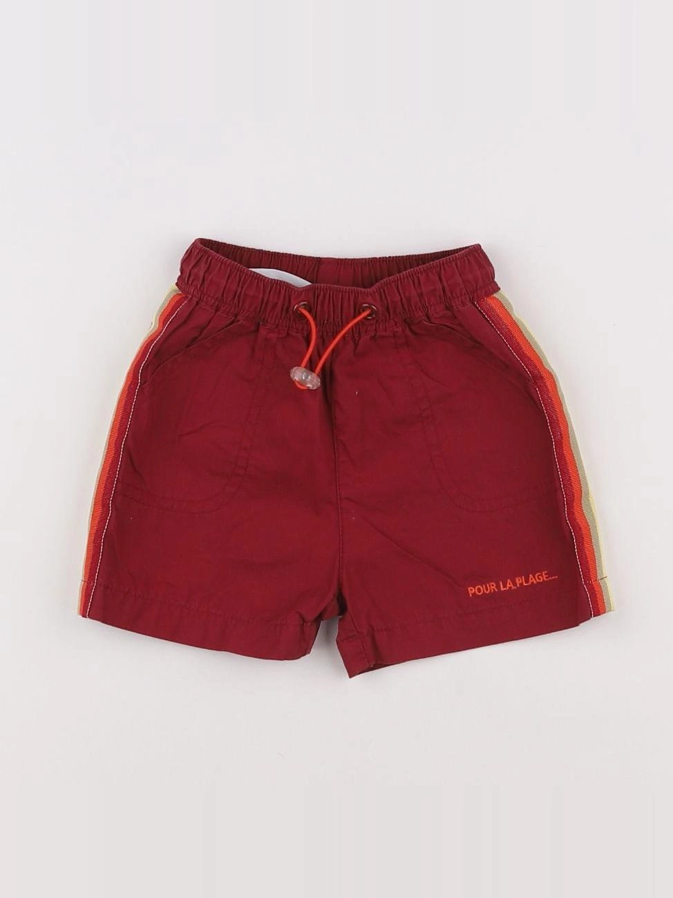 Petit Bateau - maillot de bain rouge, jaune - 6 mois