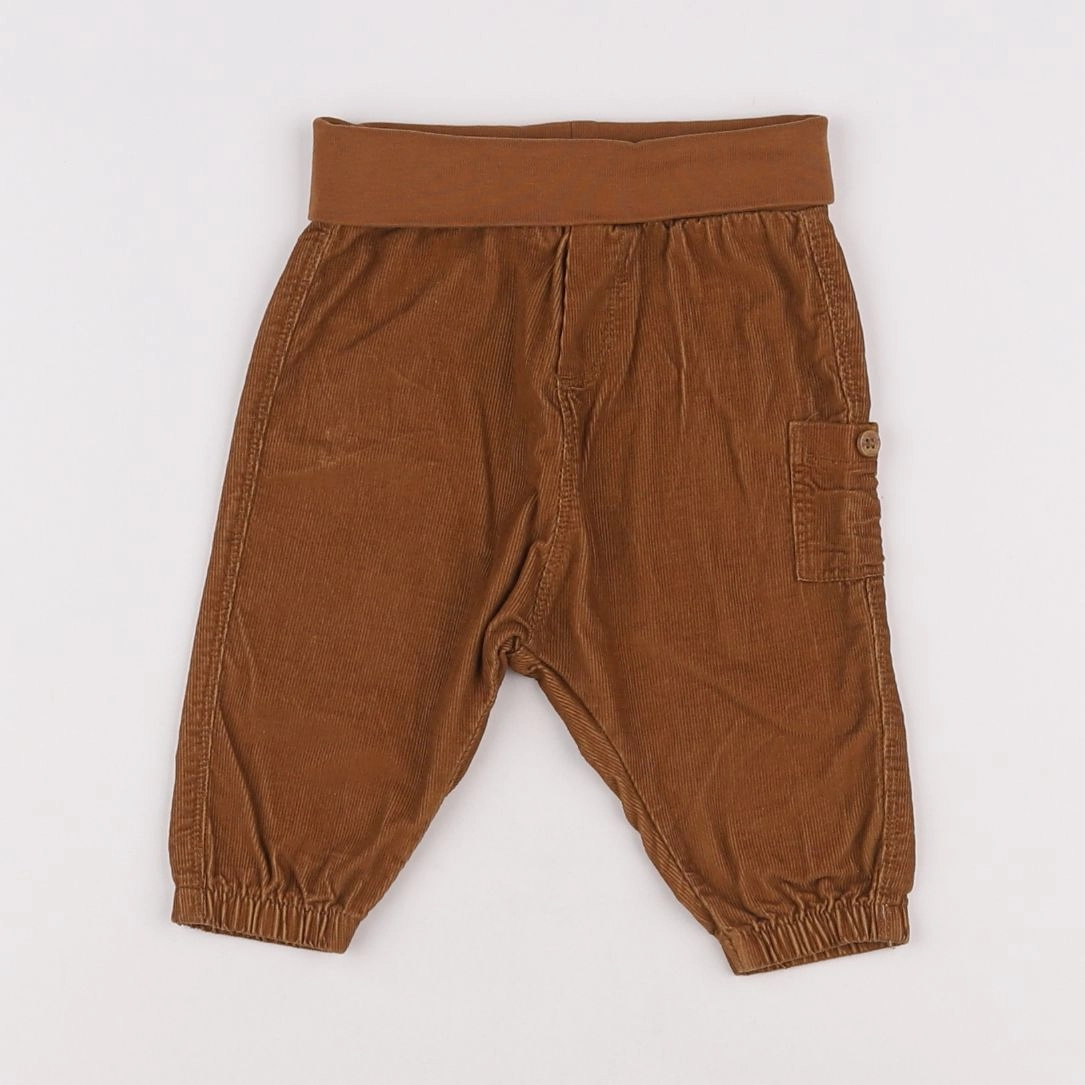 H&M - pantalon marron - 3 mois