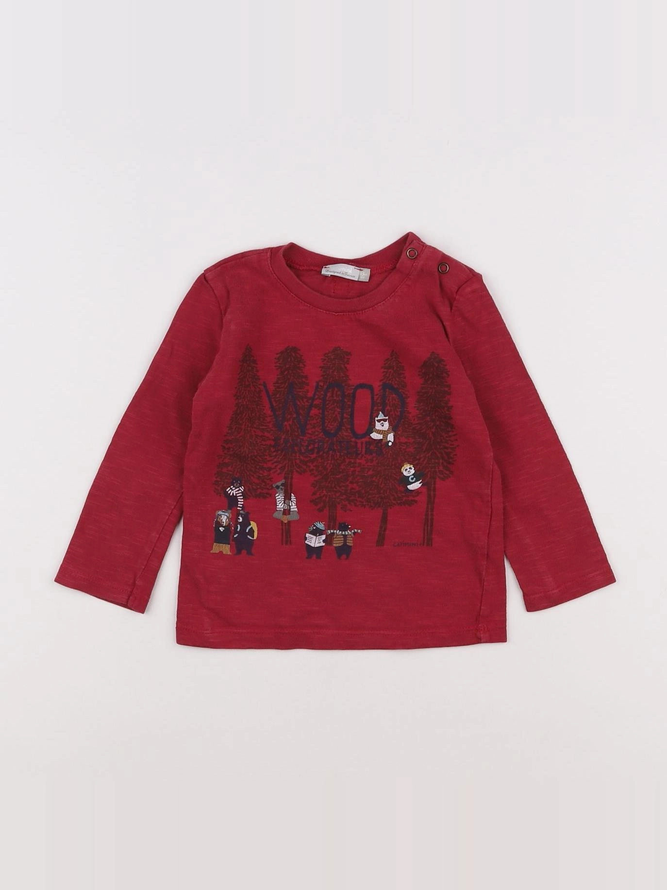 Catimini - tee-shirt rouge - 18 mois