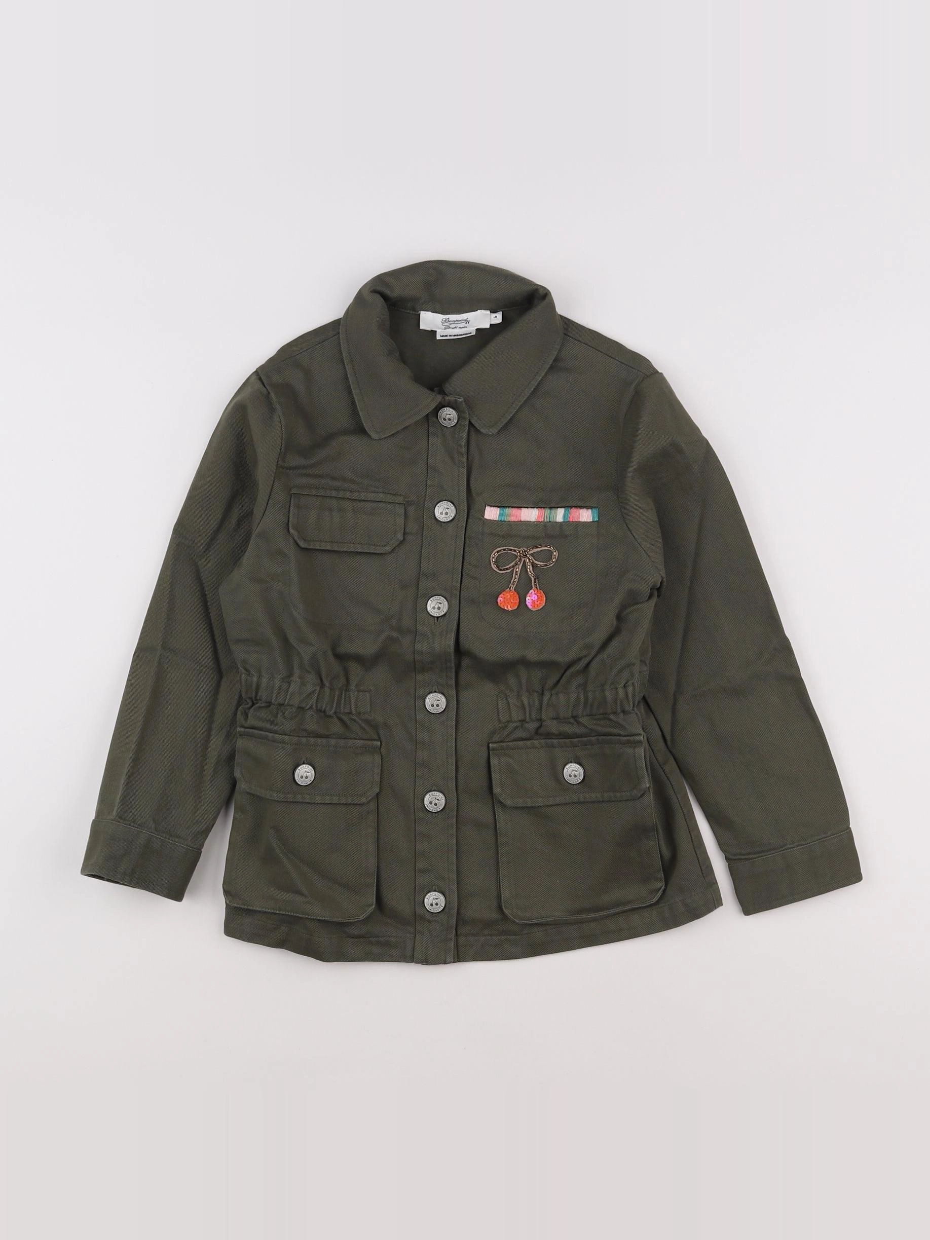 Bonpoint - veste vert - 9 ans