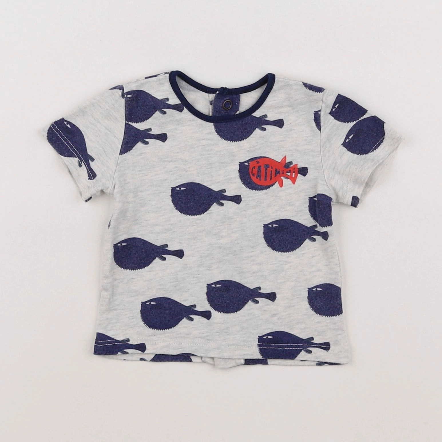 Catimini - tee-shirt gris - 3 mois