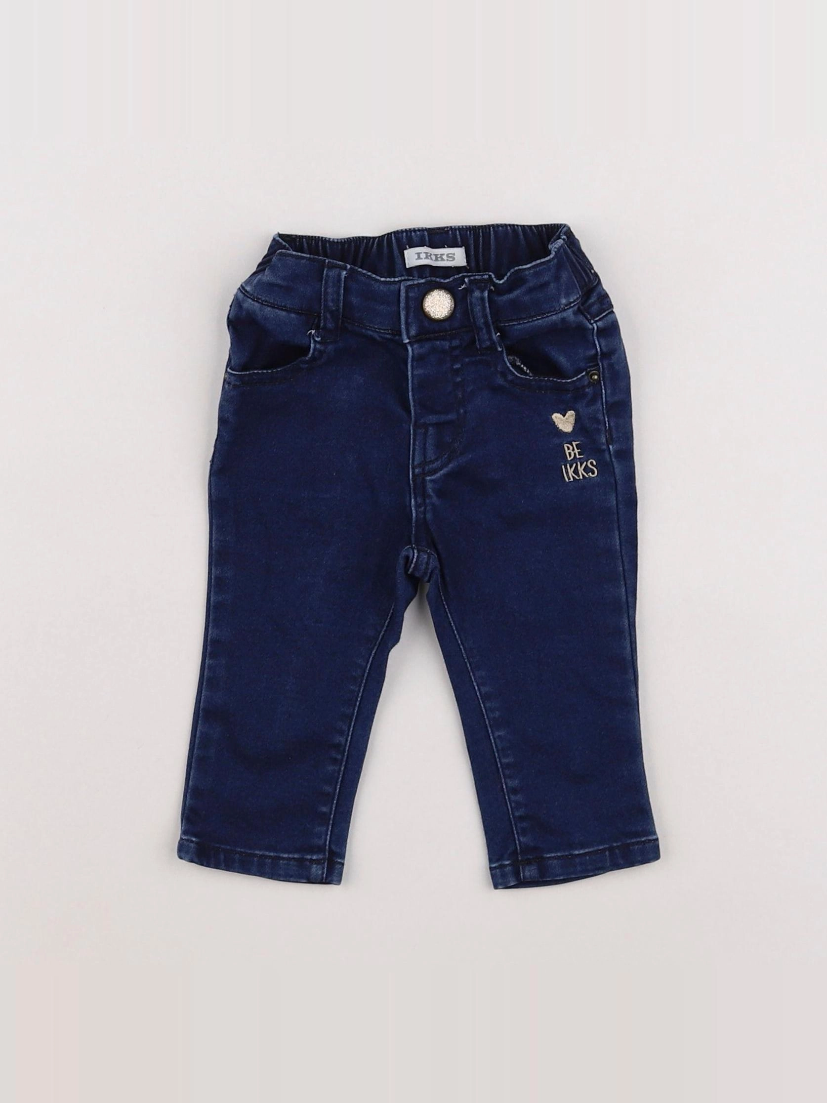 IKKS - jegging bleu - 3 mois