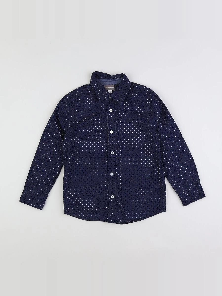 Vertbaudet - chemise bleu - 5 ans