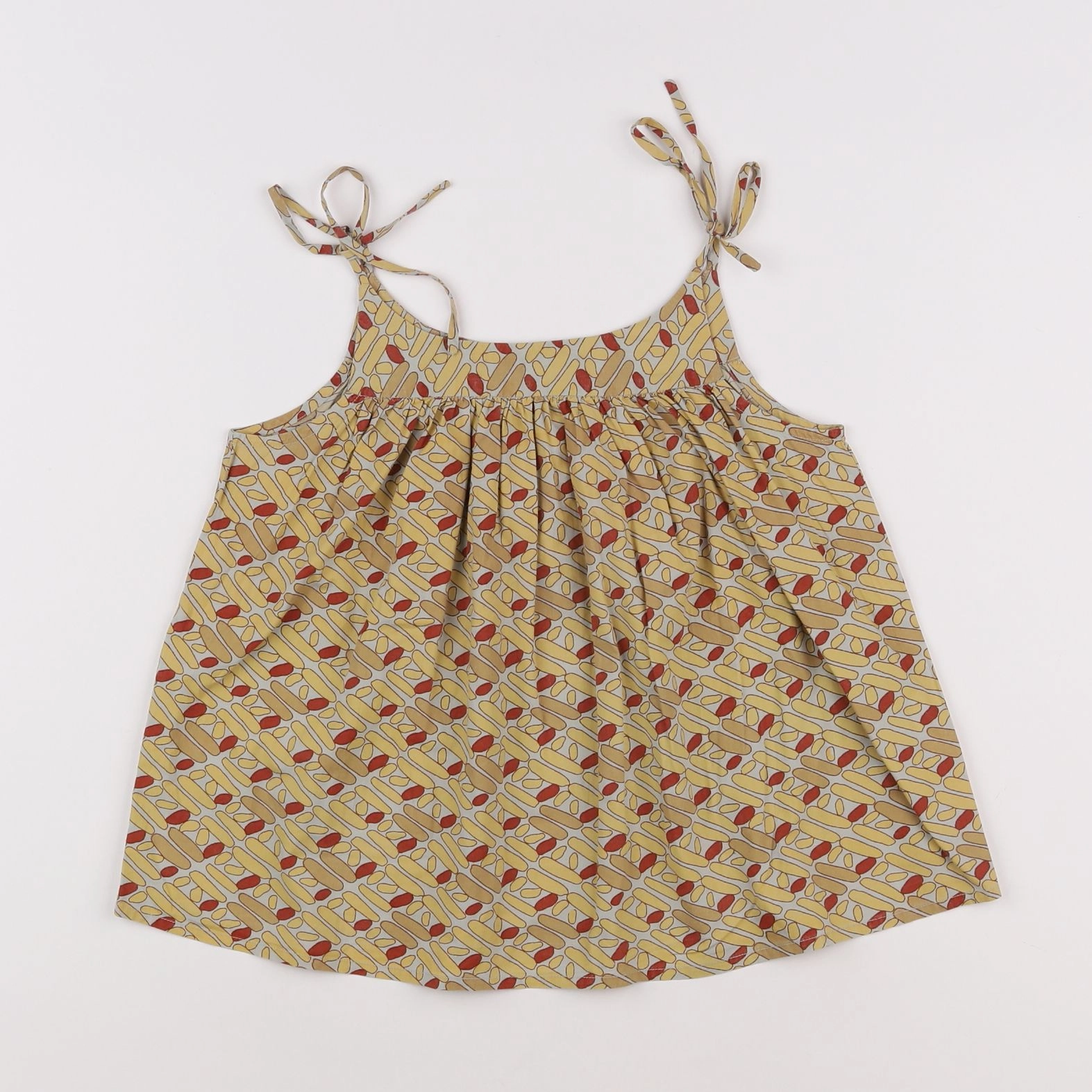 Bonpoint - débardeur jaune, rouge - 6 ans