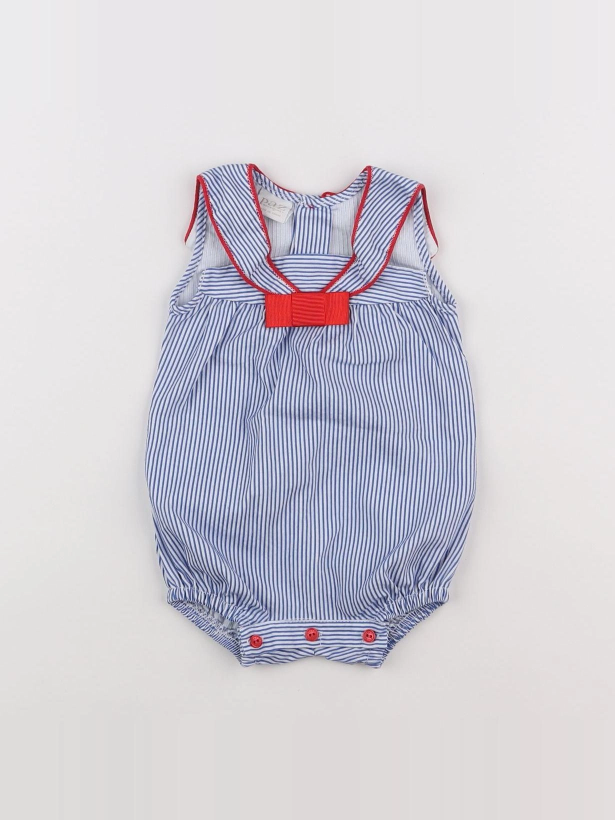 Paz Rodriguez - combinaison bleu, blanc - 3 mois