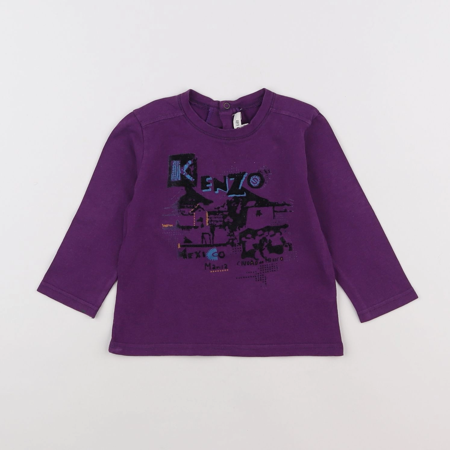 Kenzo - tee-shirt violet - 18 mois