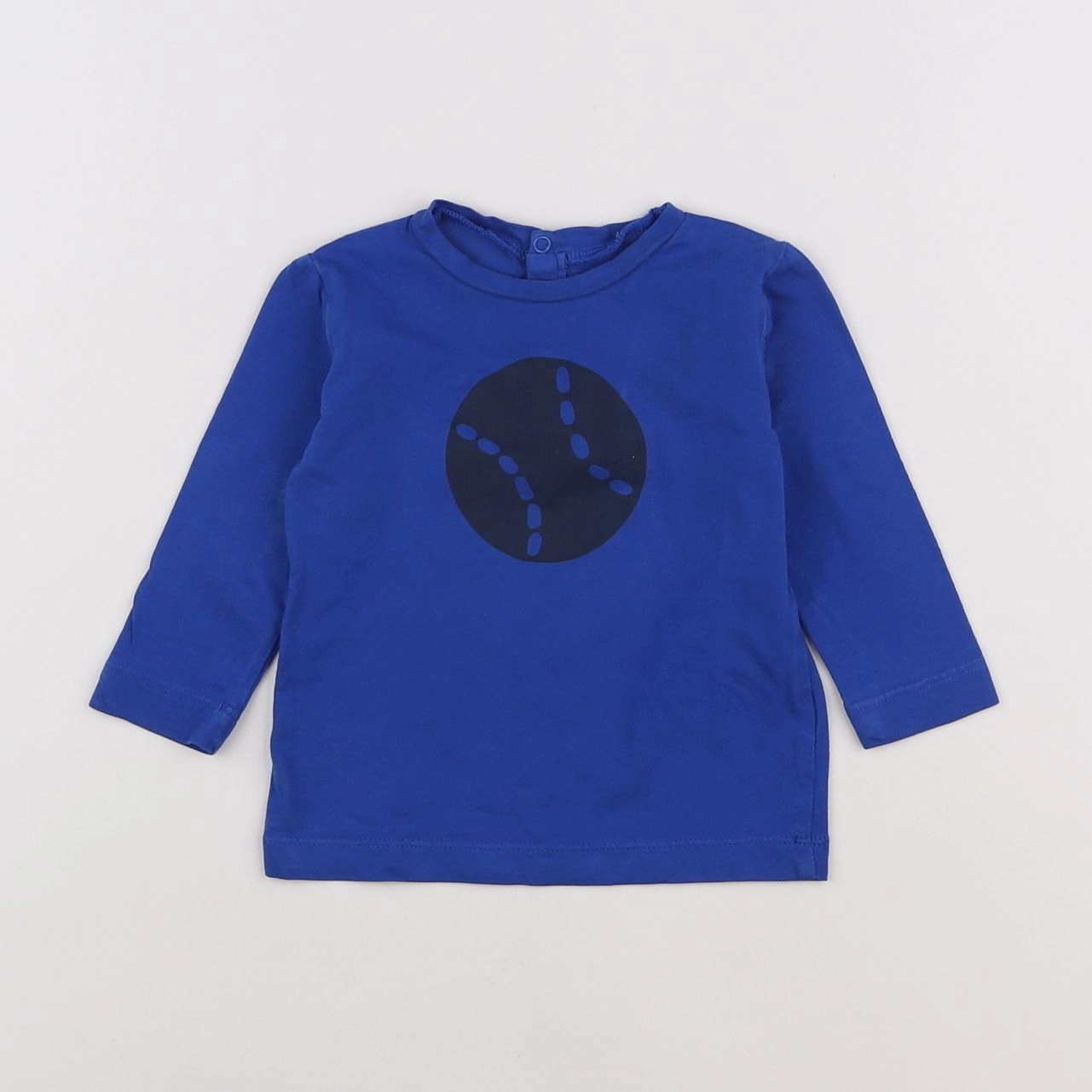 Boutchou - tee-shirt bleu - 6 mois
