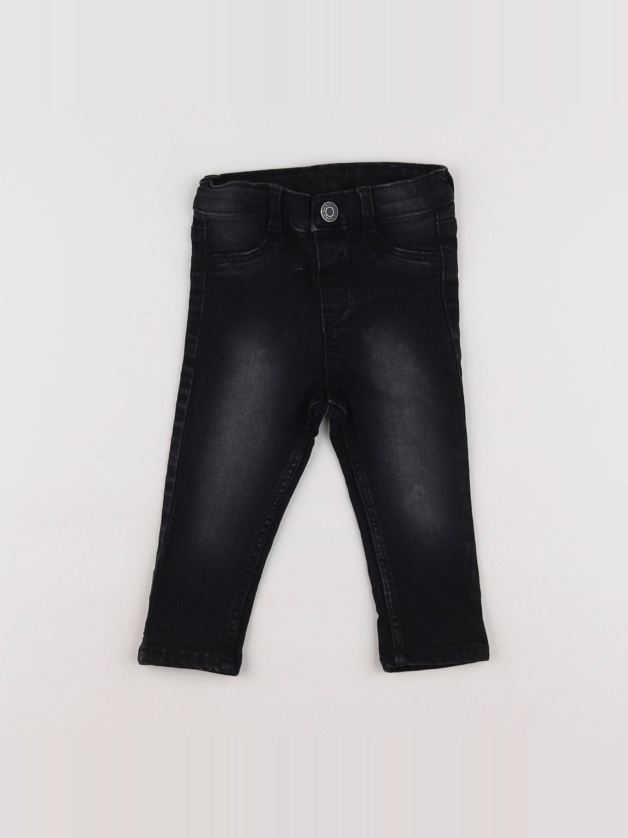 H&M - jegging noir - 9 mois