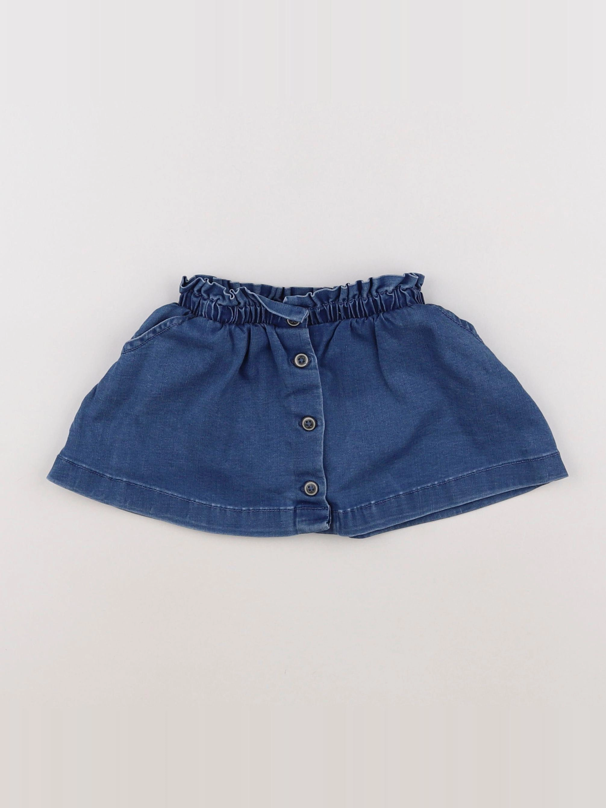 Vertbaudet - jupe bleu - 18 mois