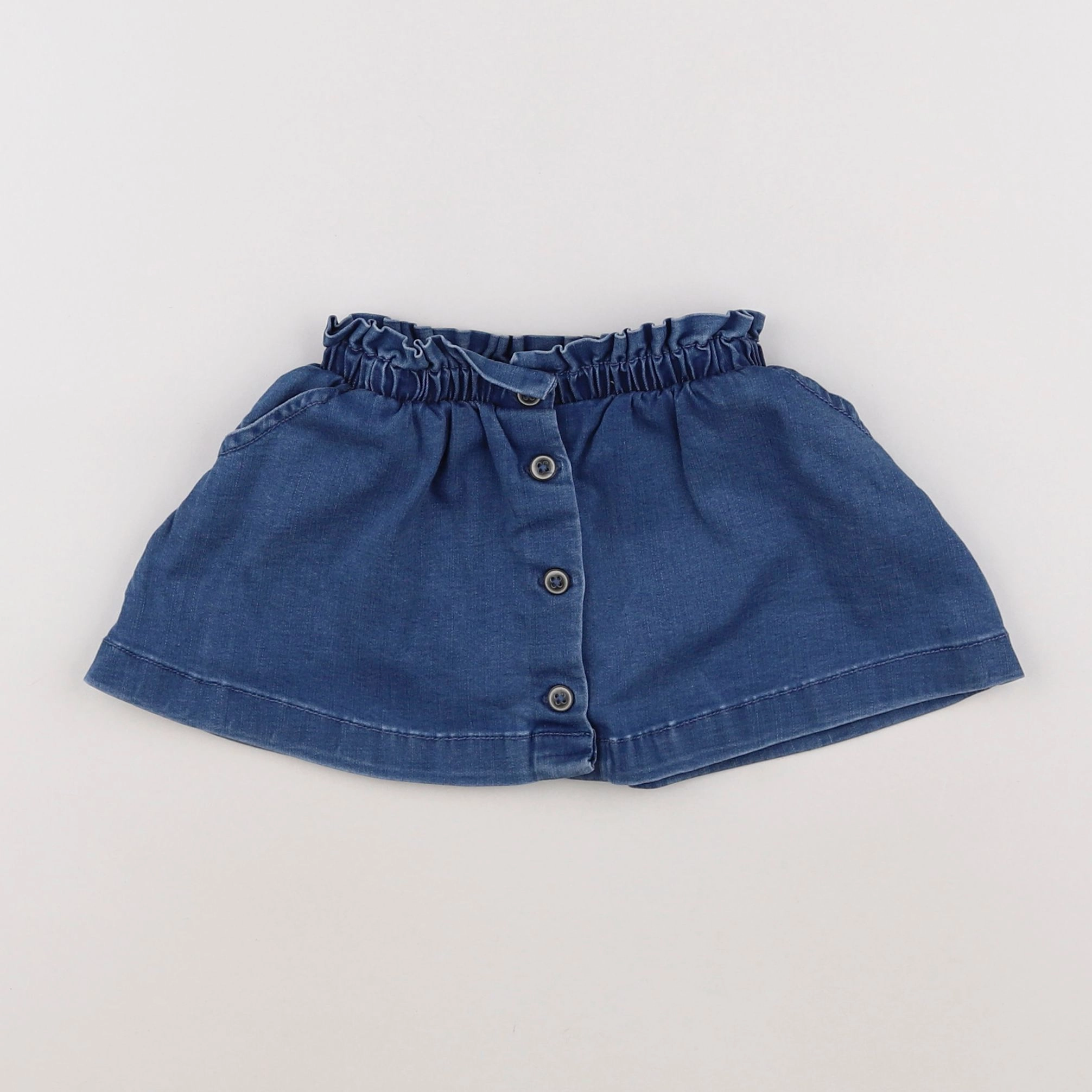 Vertbaudet - jupe bleu - 18 mois