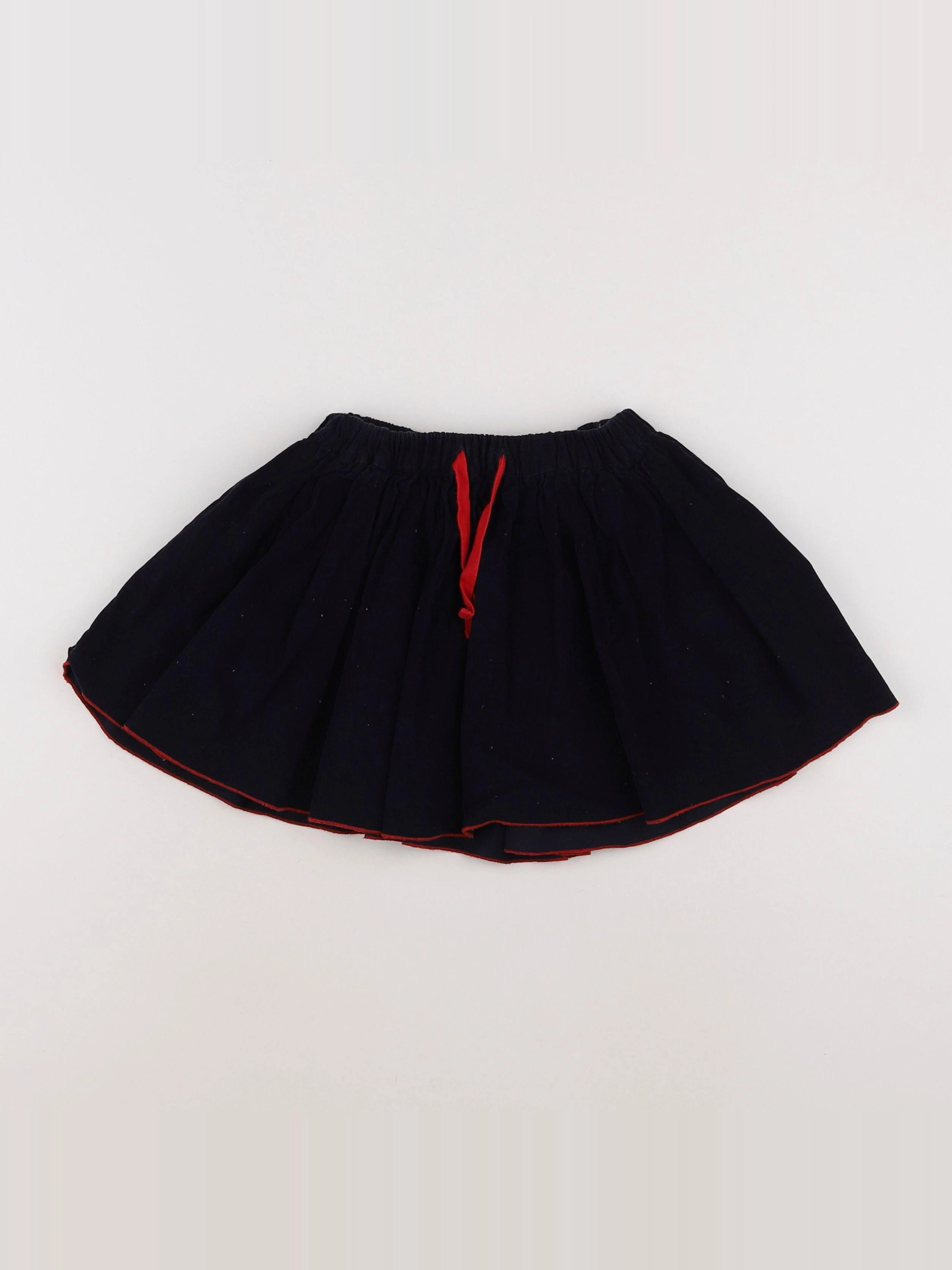 Petit Bateau - jupe bleu - 4 ans