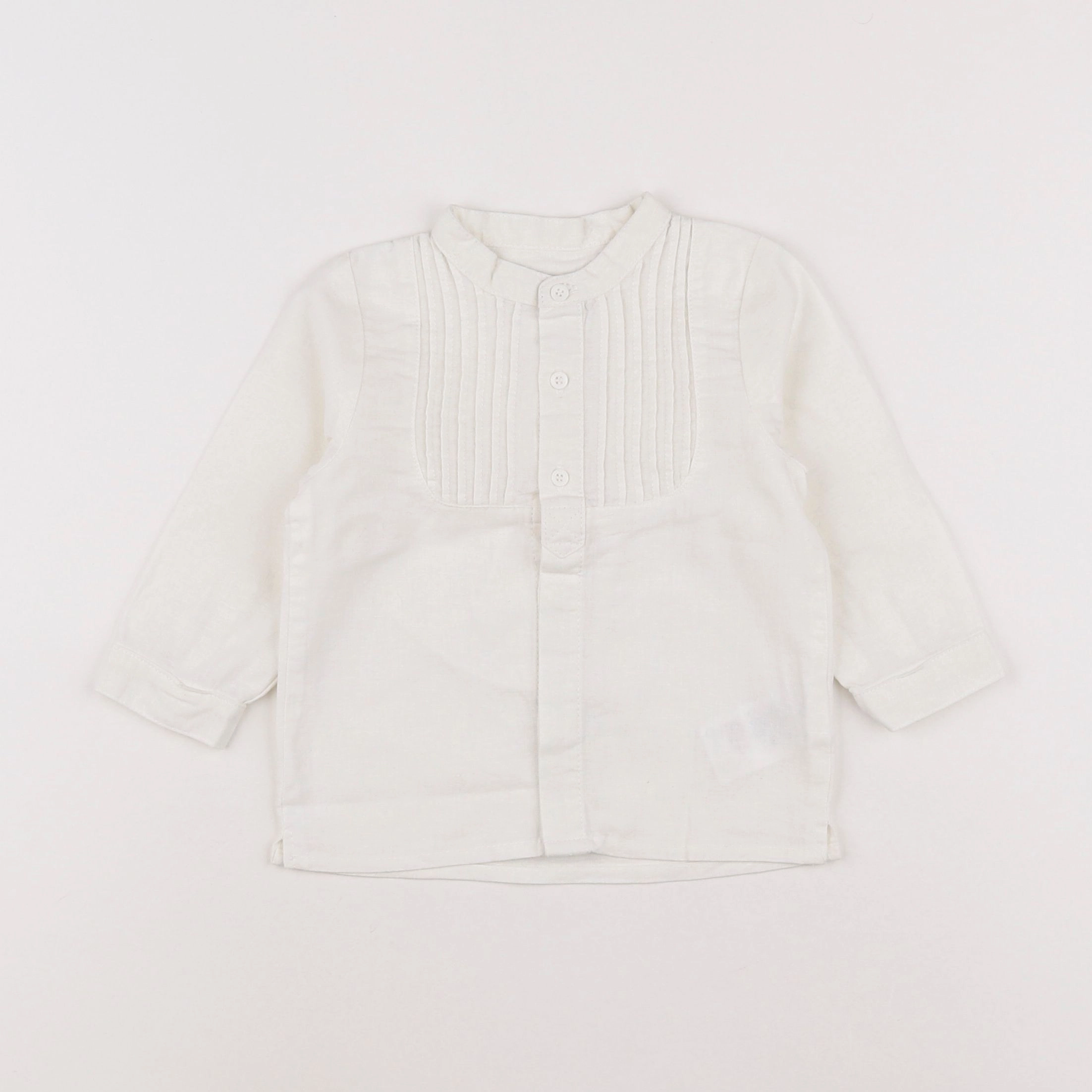 Vertbaudet - chemise blanc - 12 mois