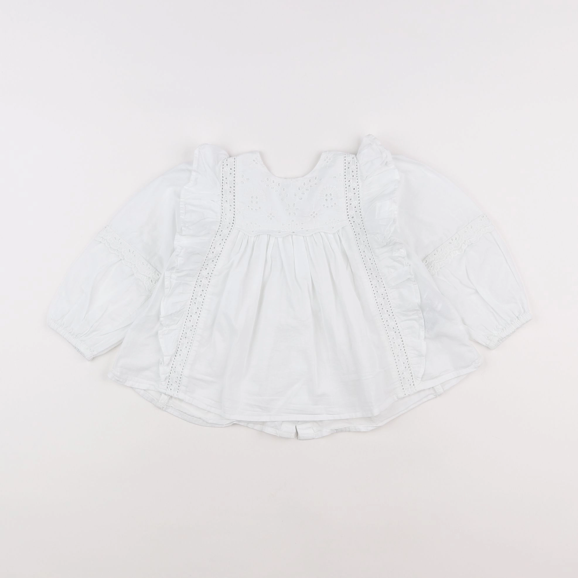 Zara - blouse blanc - 12/18 mois