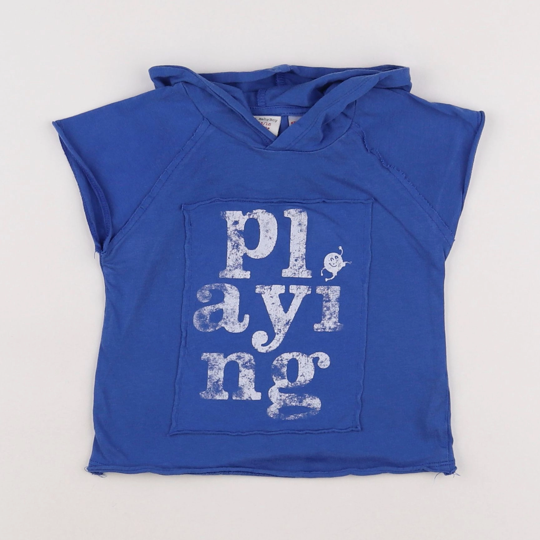 Zara - tee-shirt bleu - 12/18 mois