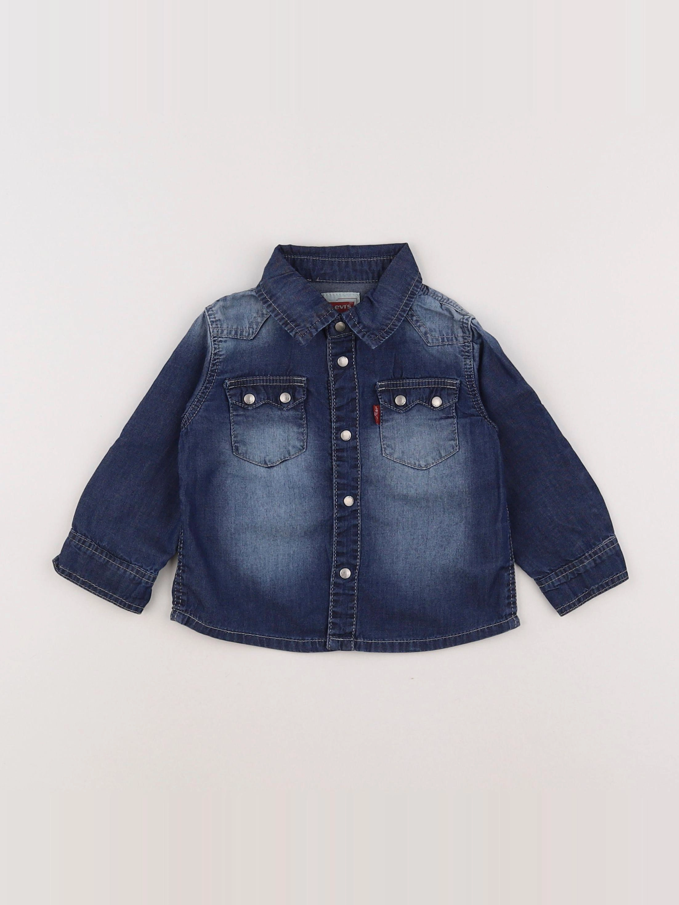 Levi's - chemise bleu - 12 mois