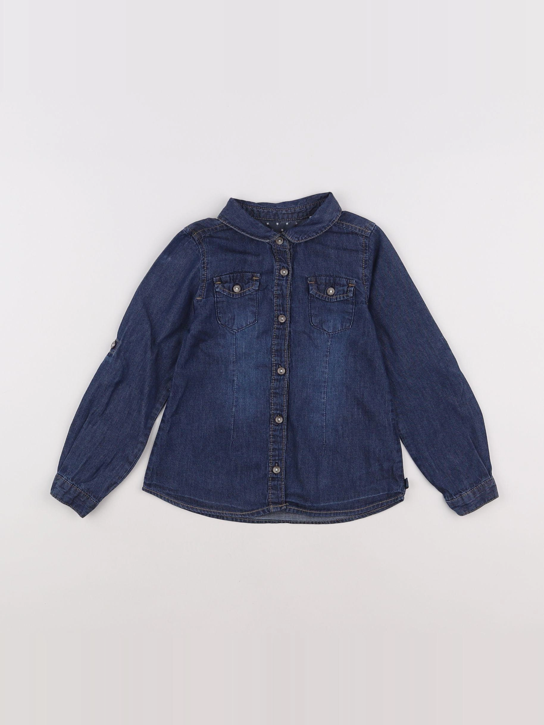Okaidi - chemise bleu - 4 ans