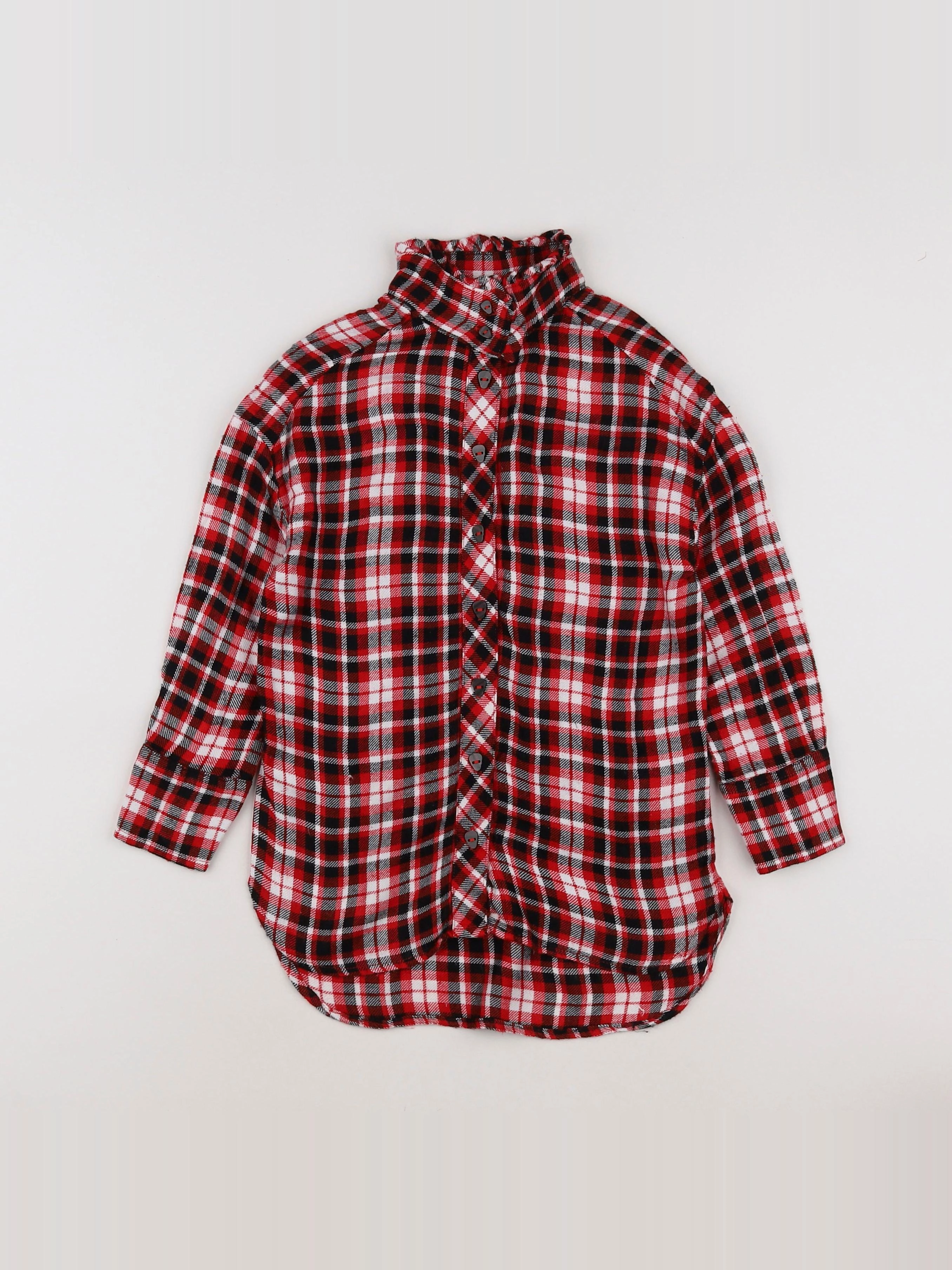 Zadig & Voltaire - blouse rouge - 4 ans