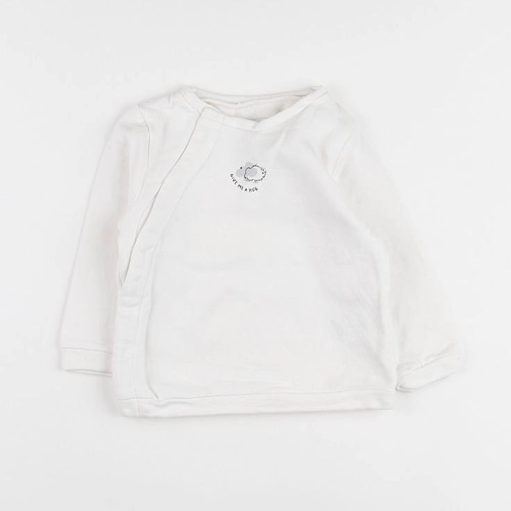 Vertbaudet - sweat blanc - 12 mois