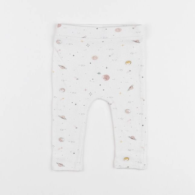 Vertbaudet - legging blanc - 6 mois