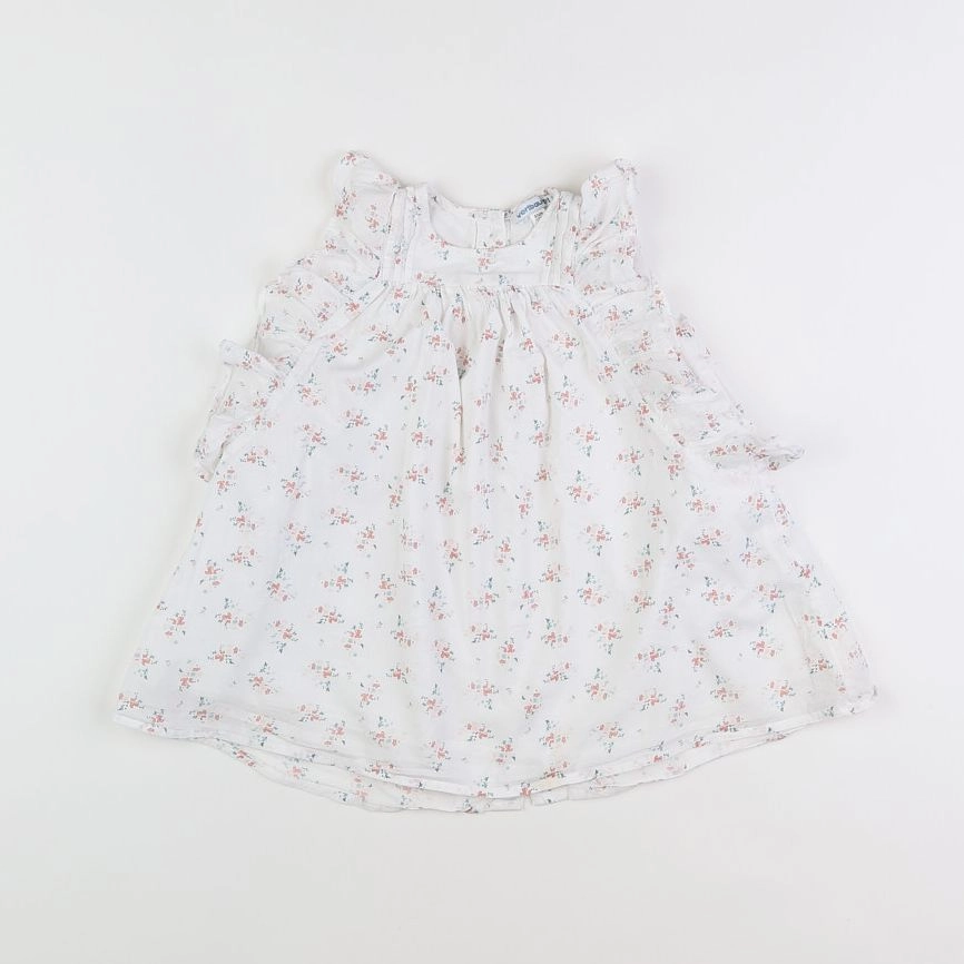 Vertbaudet - robe blanc - 18 mois