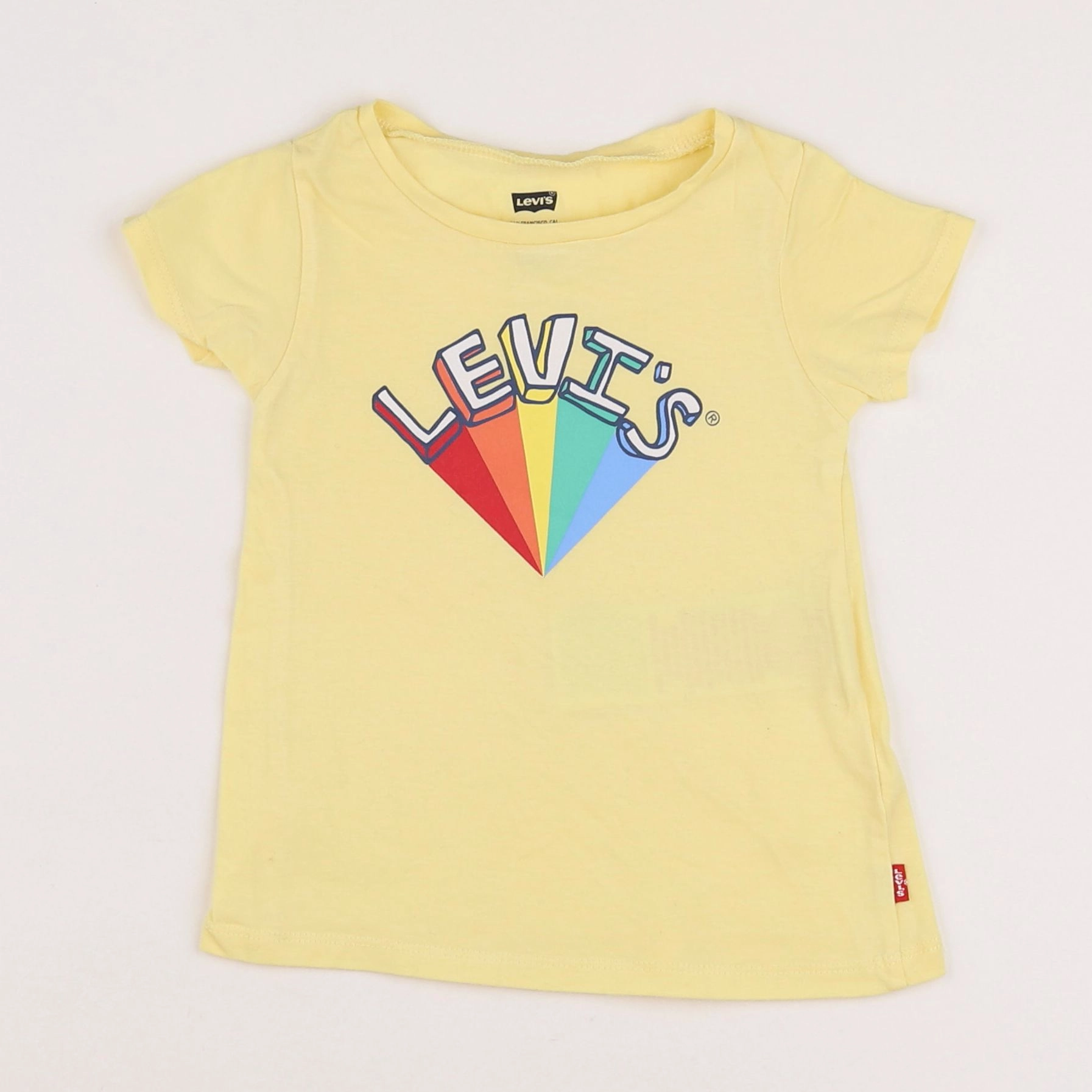 Levi's - tee-shirt jaune - 18 mois