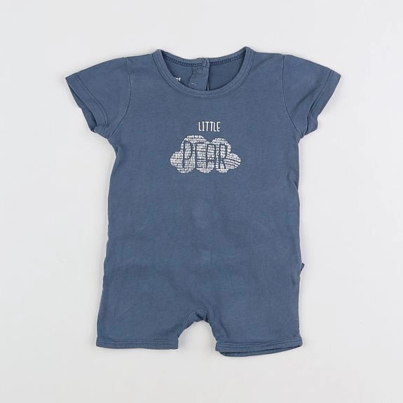 Vertbaudet - pyjama coton bleu - 3 mois