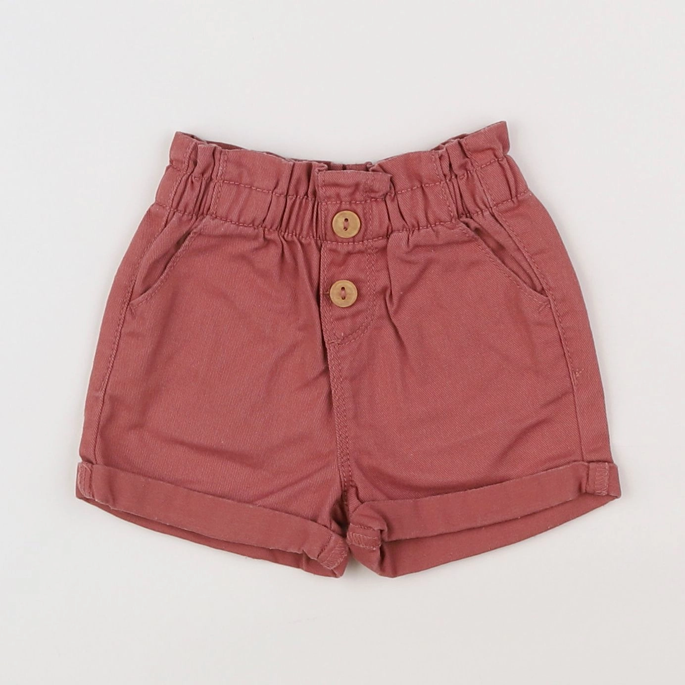 Vertbaudet - short rose - 6 mois