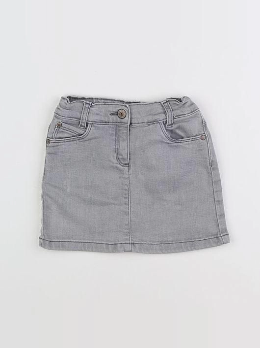 Vertbaudet - jupe gris - 4 ans