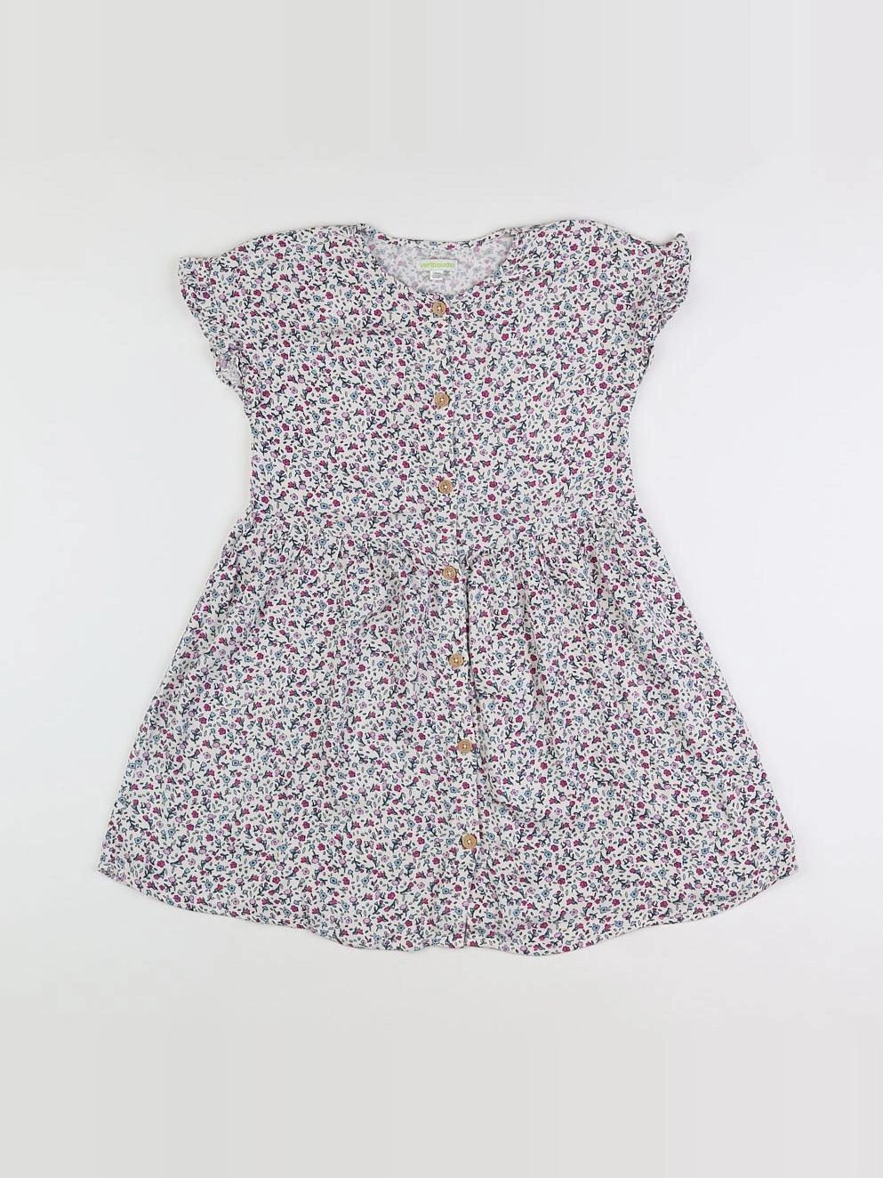Vertbaudet - robe multicolore - 9 ans