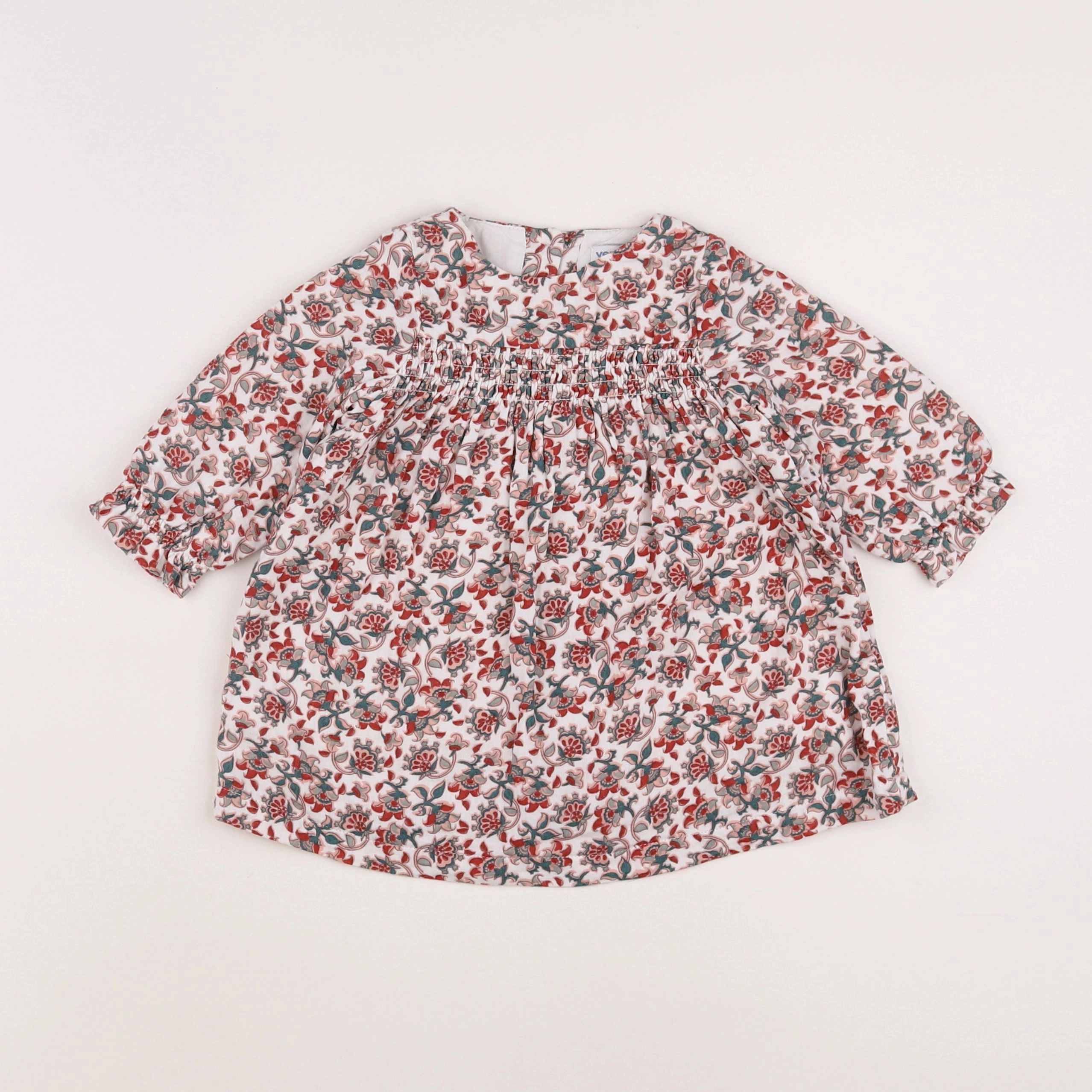 Vertbaudet - robe multicolore - 6 mois