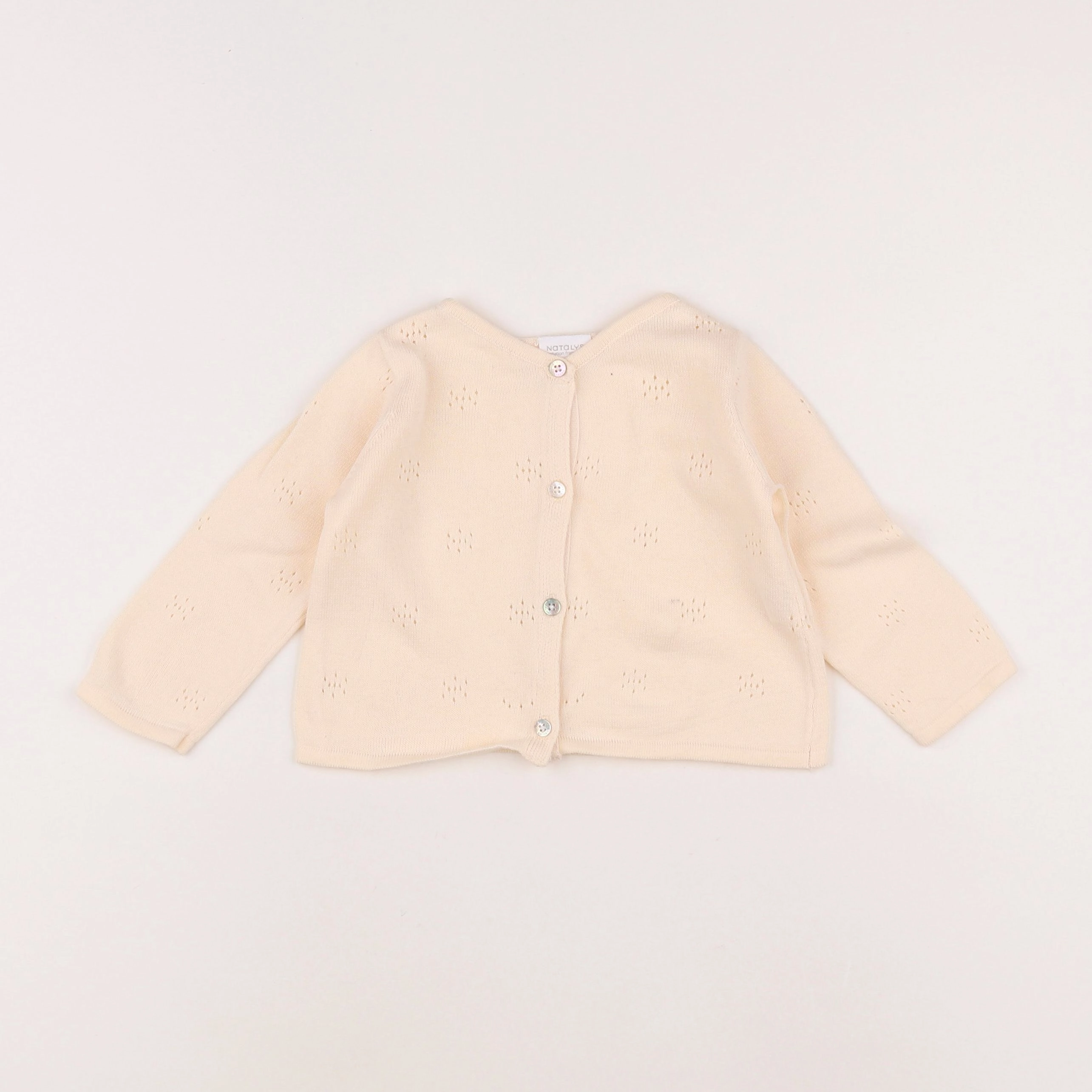 Natalys - gilet rose - 12 mois