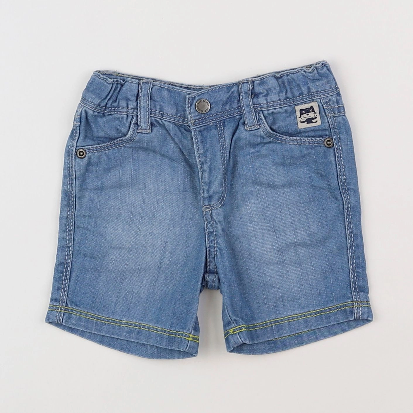 Vertbaudet - short bleu - 9 mois