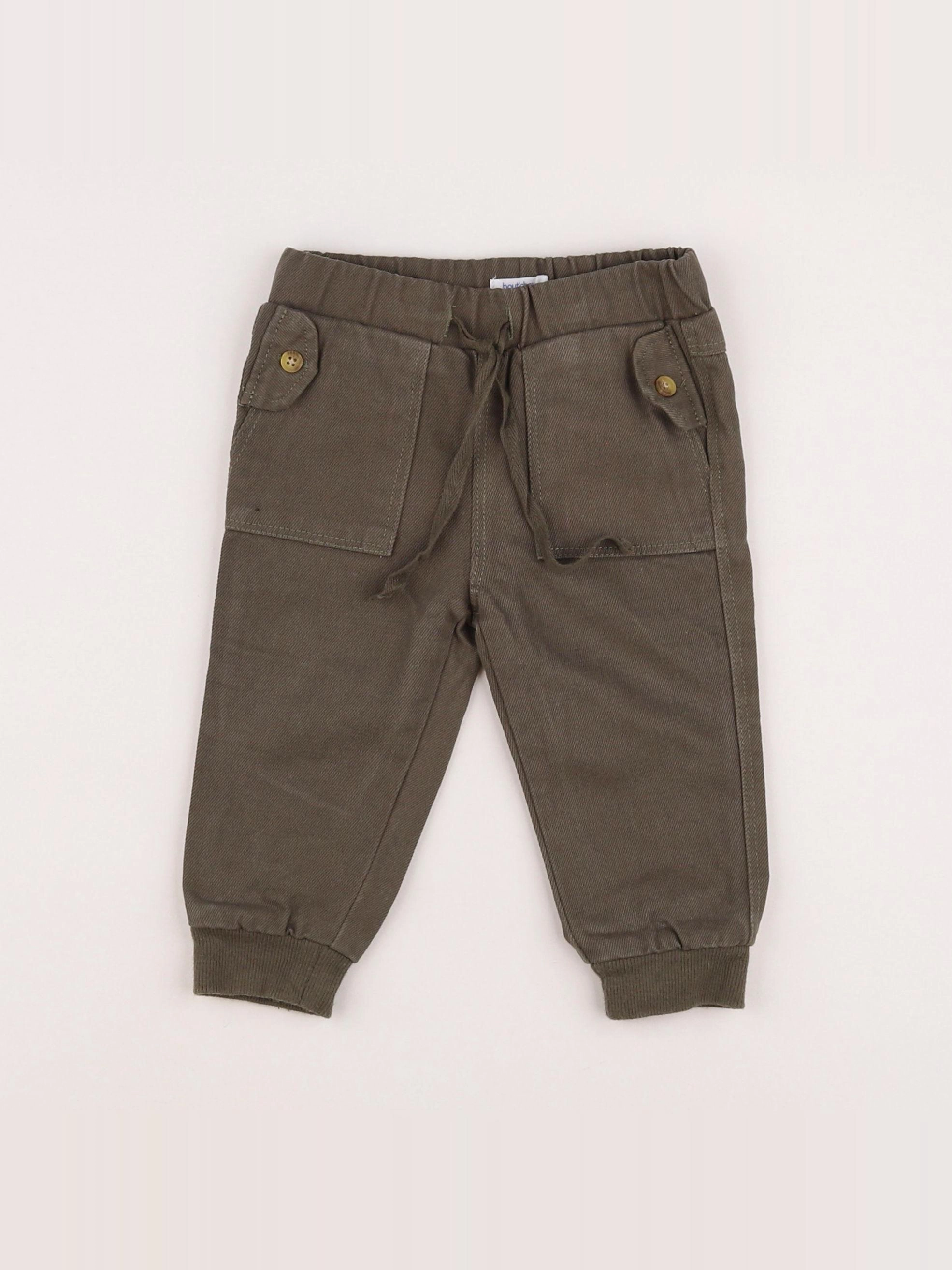 Boutchou - pantalon vert - 6 mois