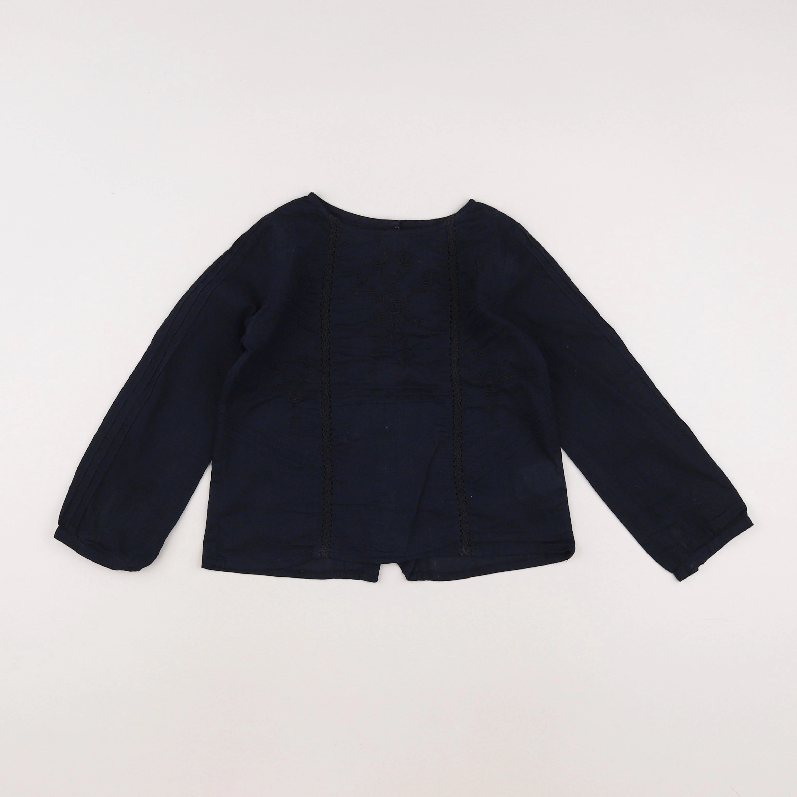 Emile et Ida - blouse bleu - 3 ans