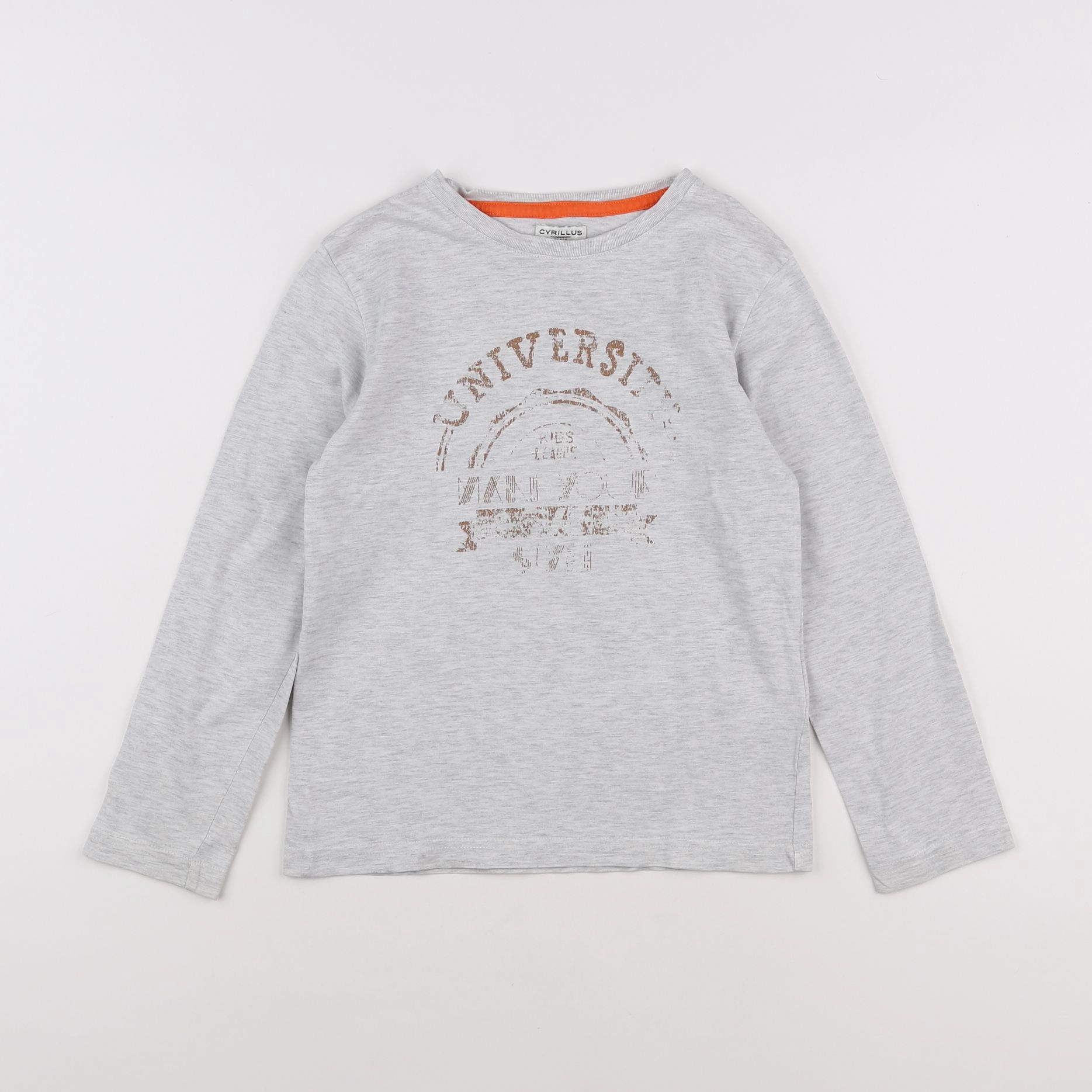 Cyrillus - tee-shirt gris - 6 ans