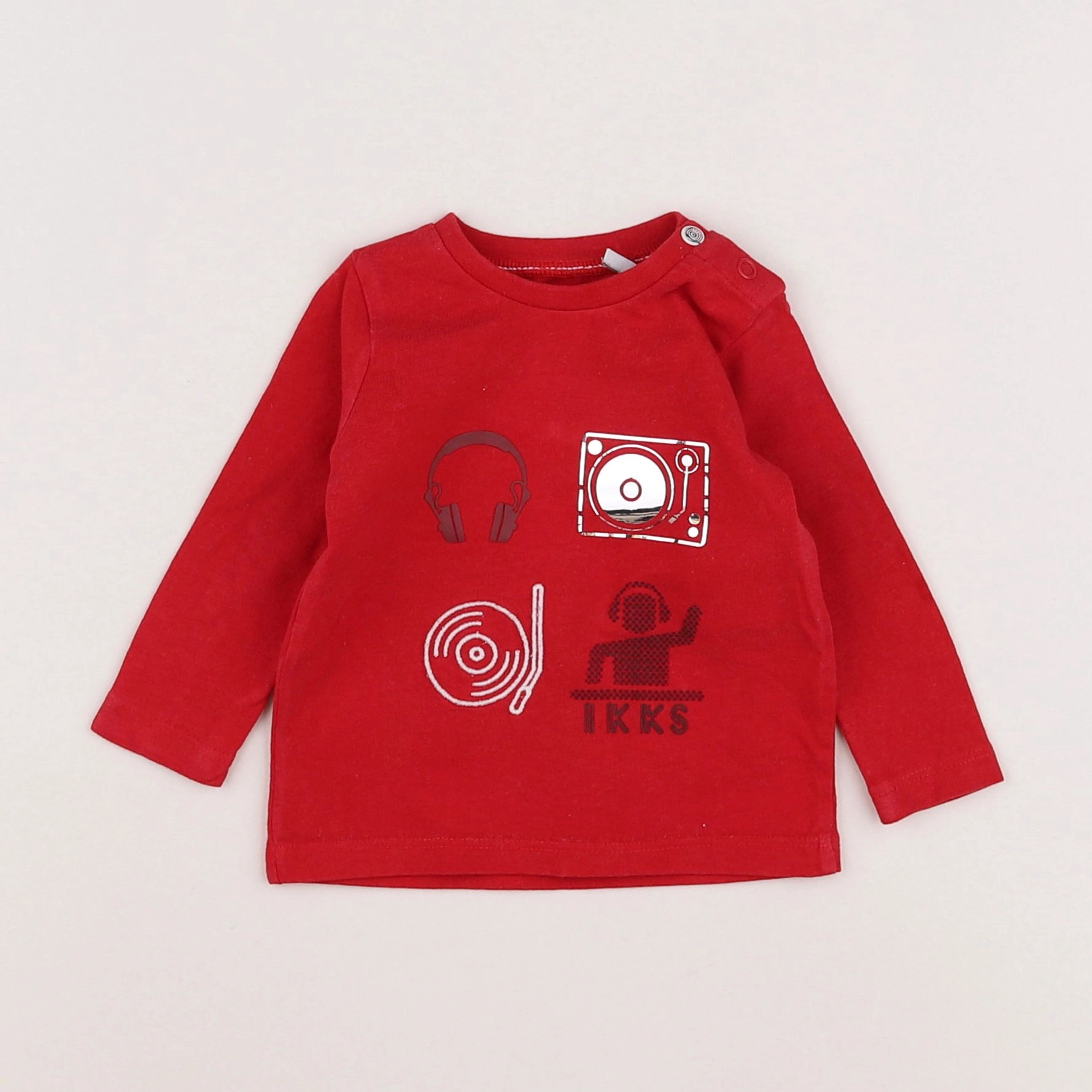 IKKS - tee-shirt rouge - 3 mois