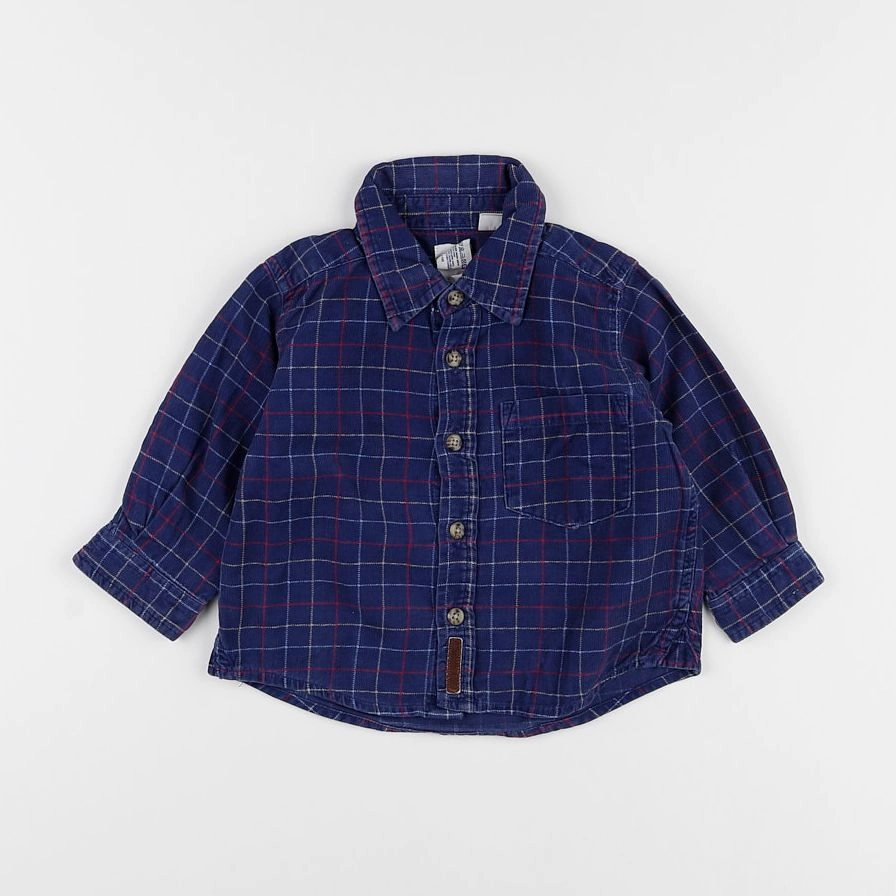 GAP - chemise bleu - 12/18 mois