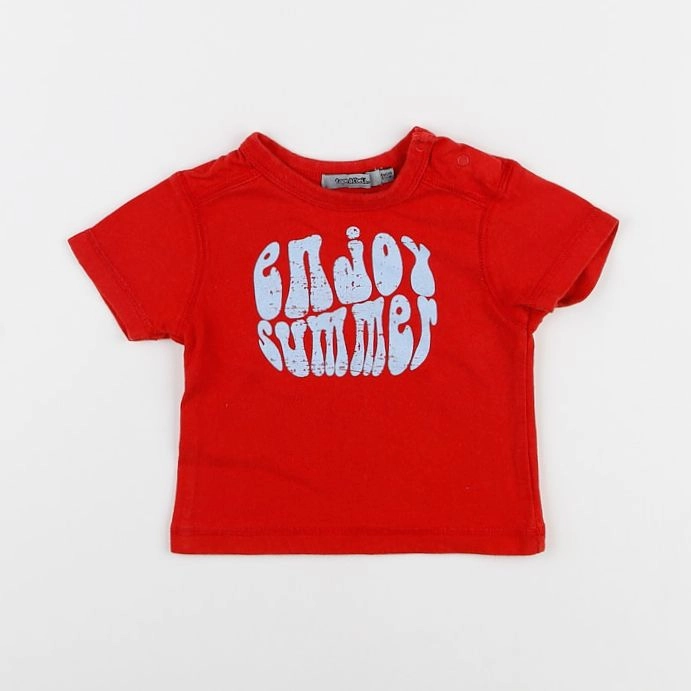 Tape à l'oeil - tee-shirt rouge - 6 mois