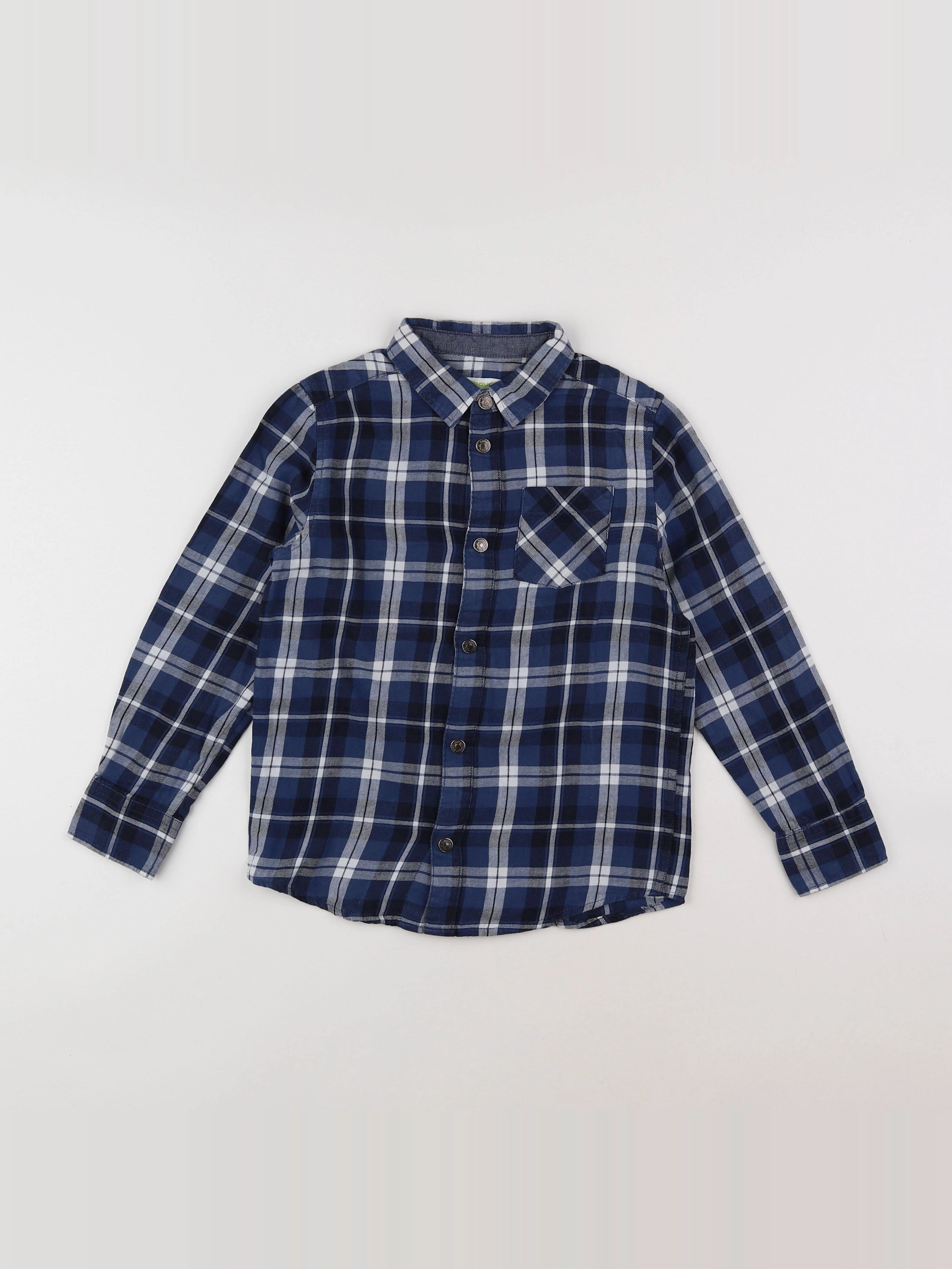 Vertbaudet - chemise bleu - 8 ans