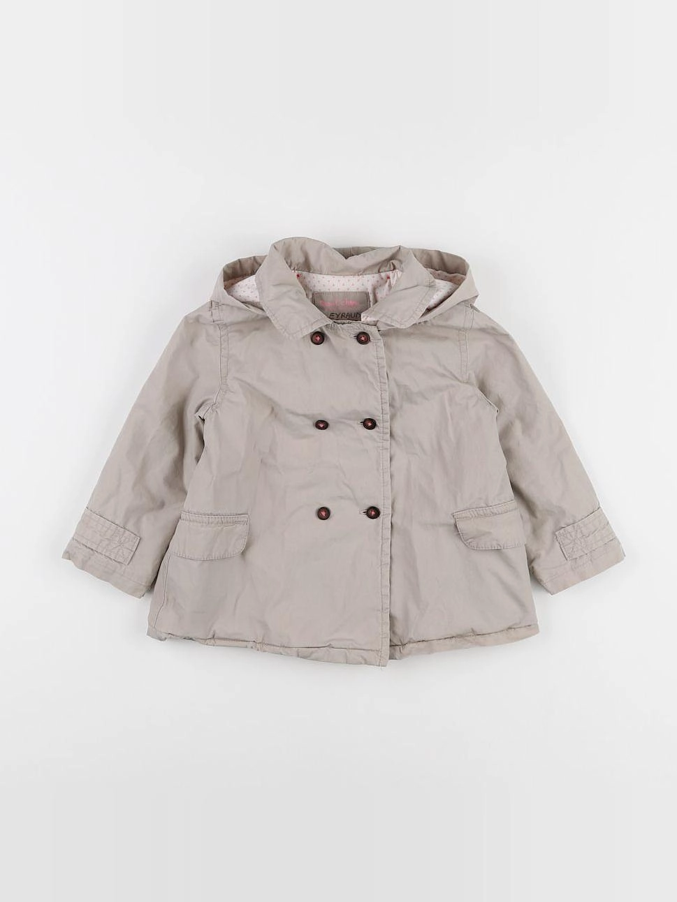 Boutchou - imperméable beige - 2 ans