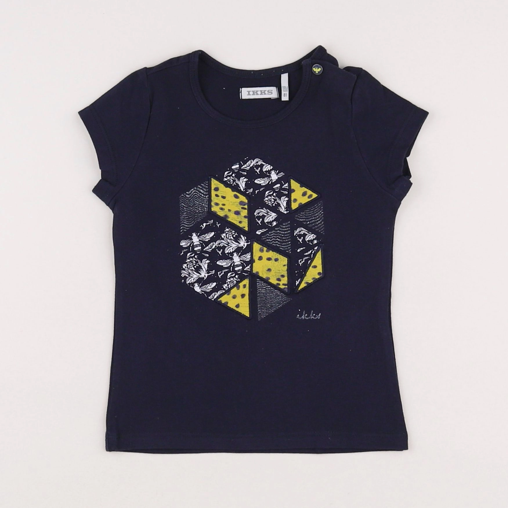 IKKS - tee-shirt bleu - 18 mois