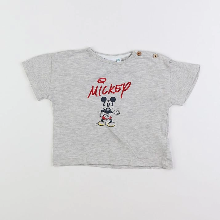 Vertbaudet - tee-shirt gris - 18 mois