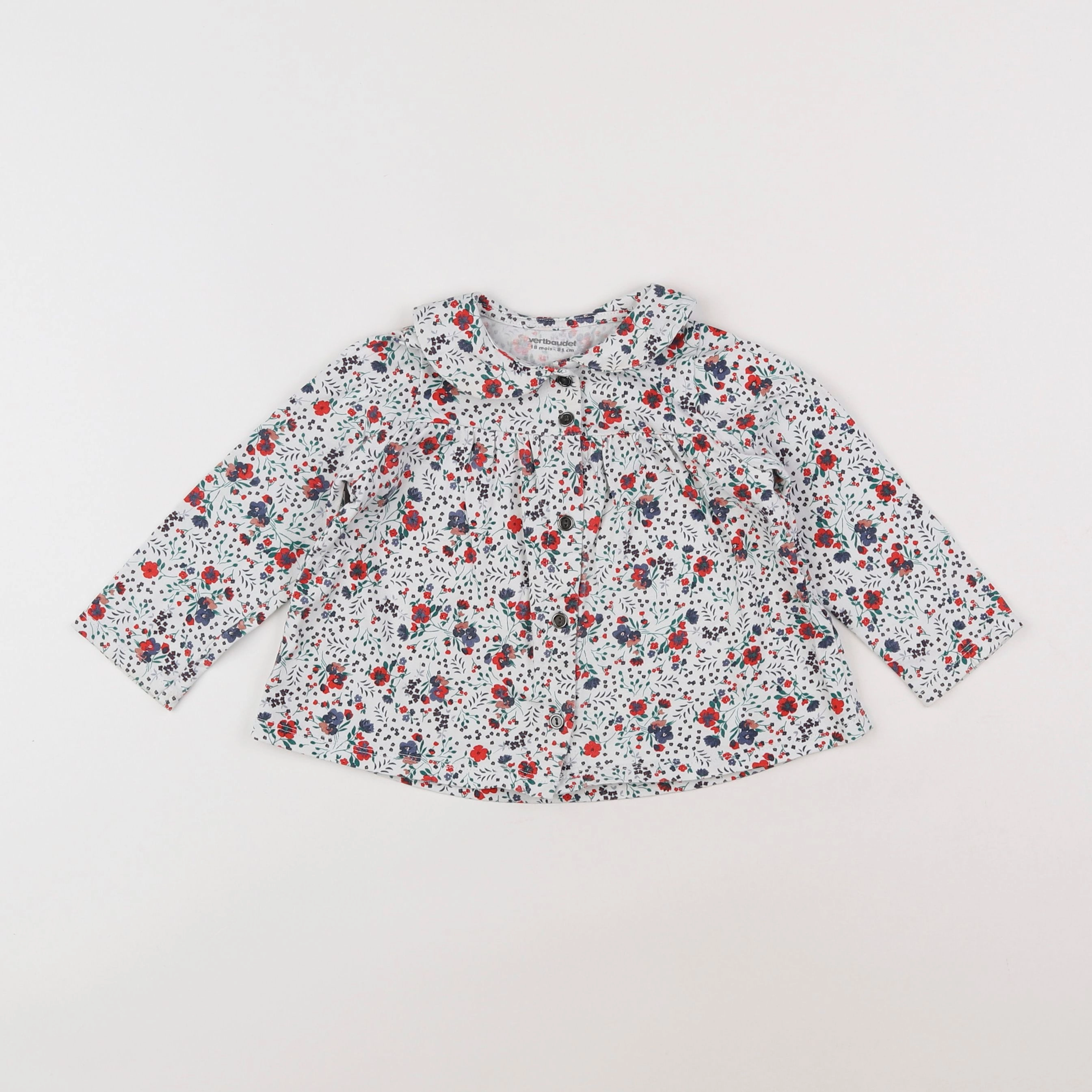 Vertbaudet - tee-shirt multicolore - 18 mois