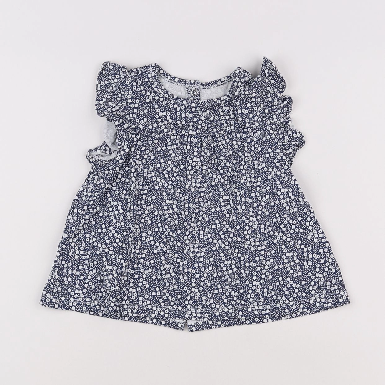 Vertbaudet - tee-shirt bleu - 2 ans