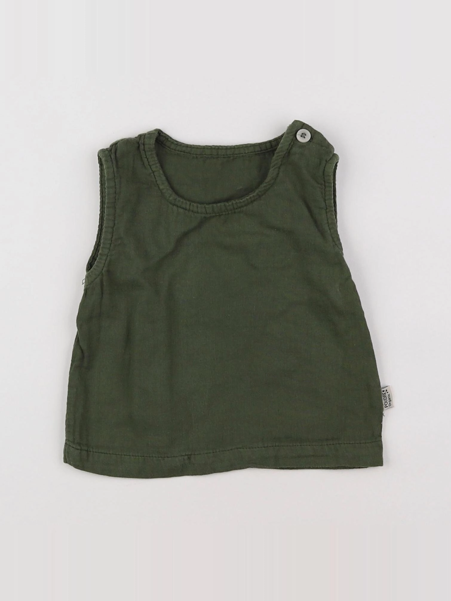 Poudre Organic - blouse vert - 9 mois