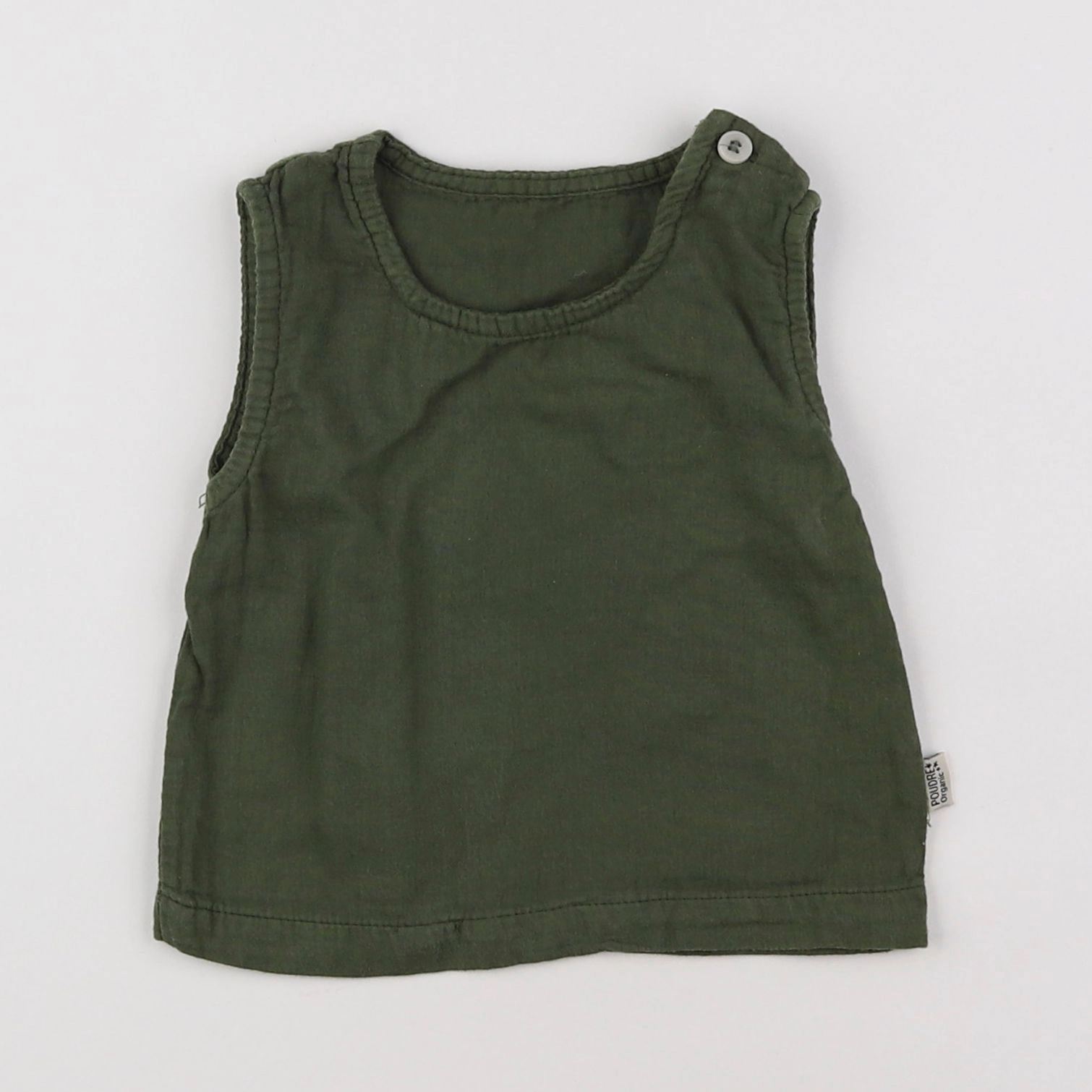 Poudre Organic - blouse vert - 9 mois